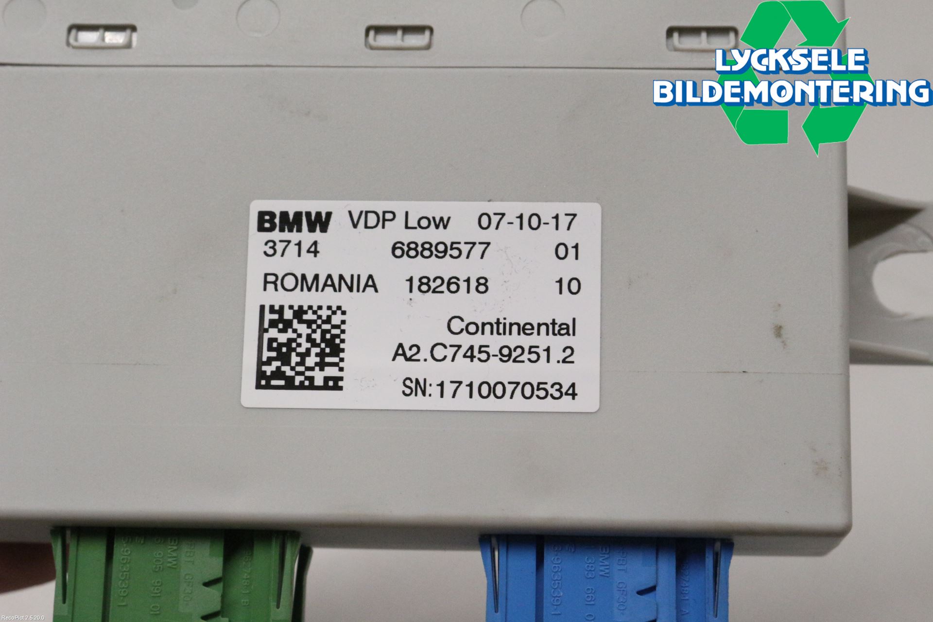 BMW 5 G30/G31/F90 17-23 Styrenhet Fjädring