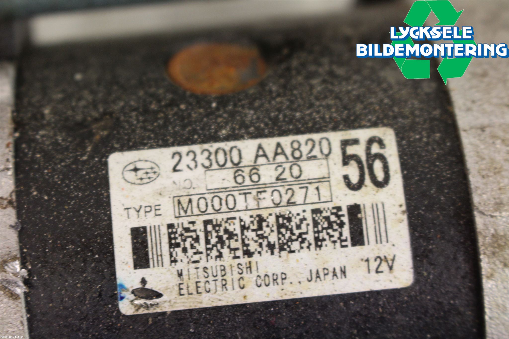 Subaru XV 12-17 Startmotor