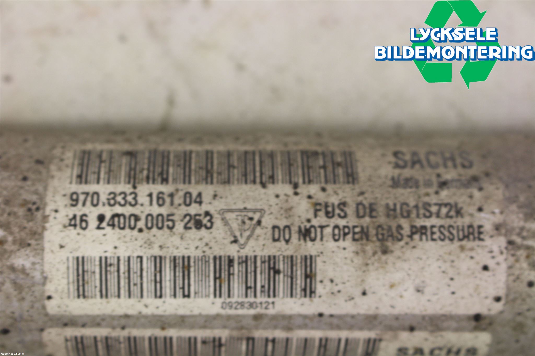 Porsche PANAMERA 09- Stötdämpare Bak