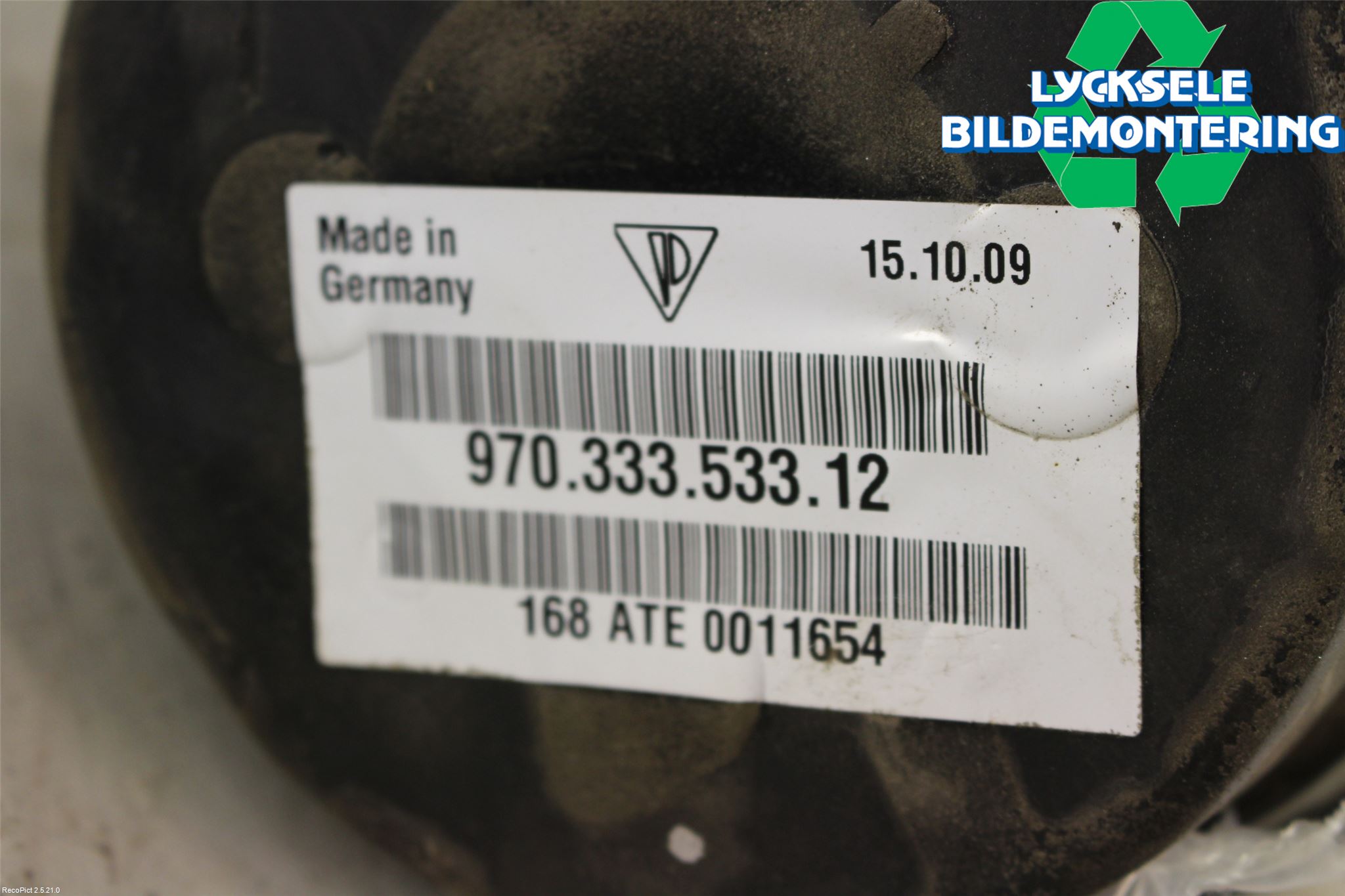 Porsche PANAMERA 09- Fjäder Bak