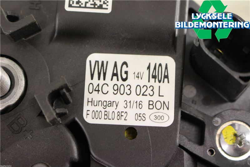 Volkswagen VW GOLF / E-GOLF VII 13-20 Generator