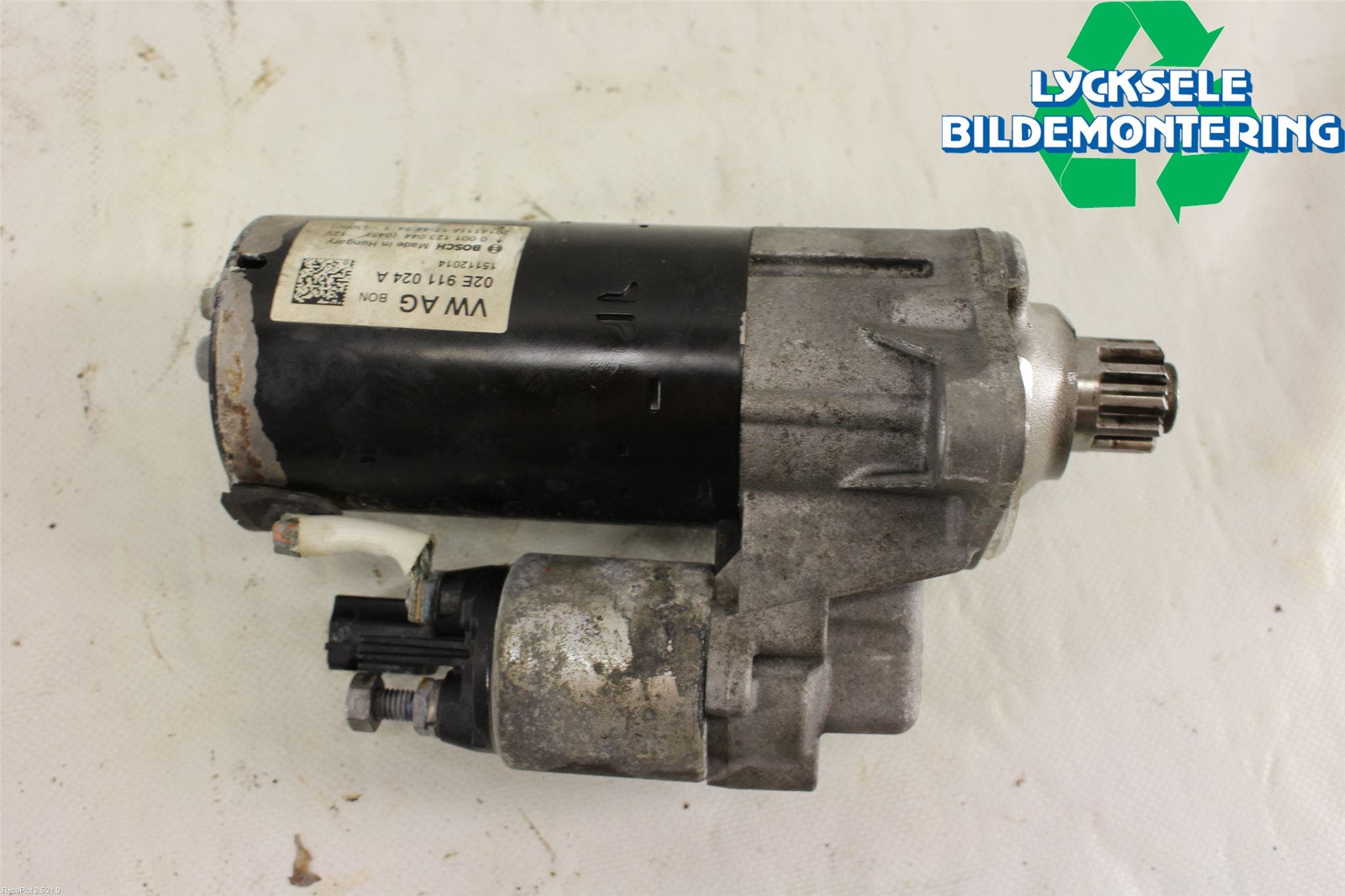 Volkswagen VW TRANSP/CARAVELLE (T5) 04-15 Startmotor Diesel