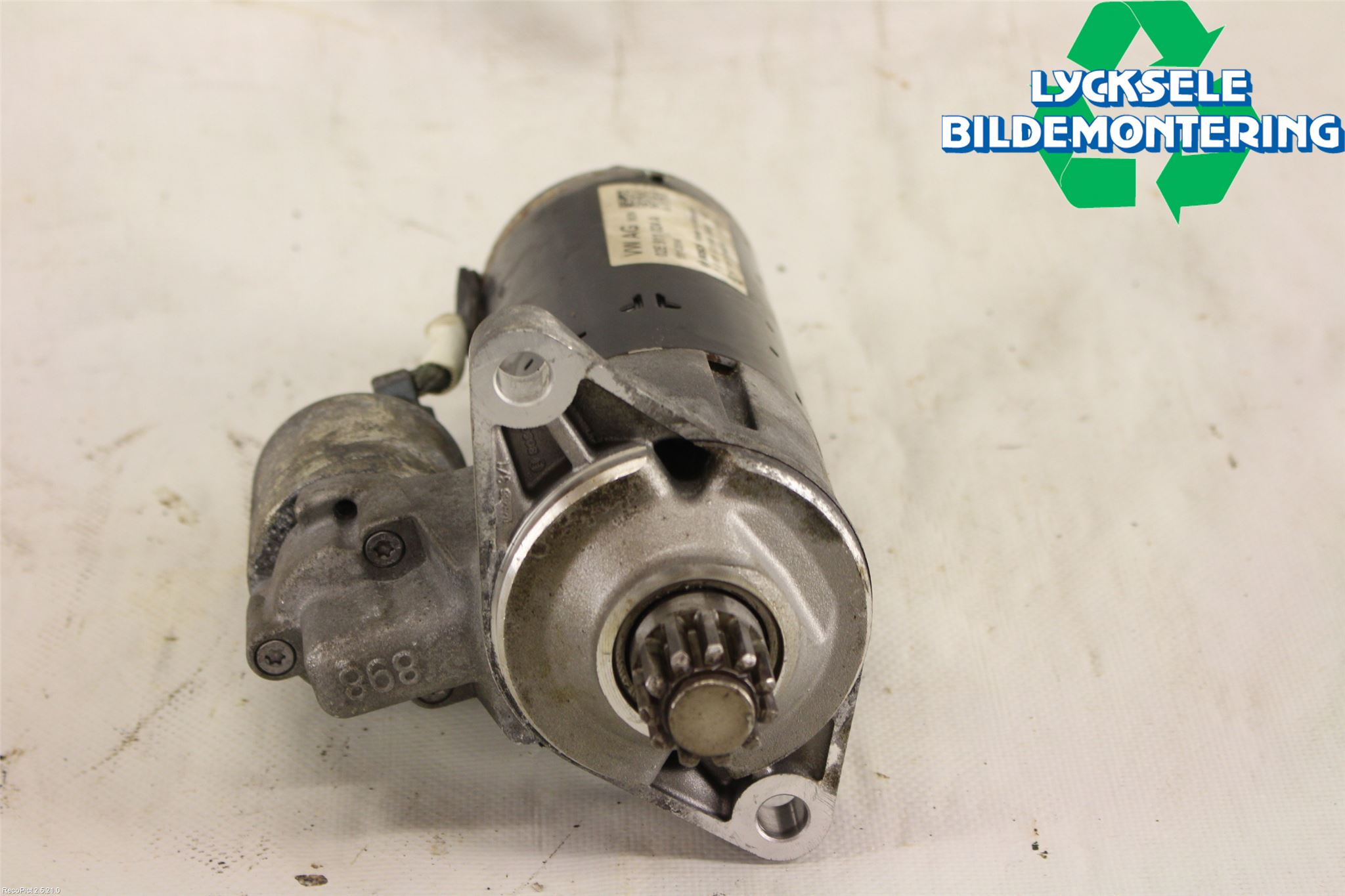 Volkswagen VW TRANSP/CARAVELLE (T5) 04-15 Startmotor Diesel