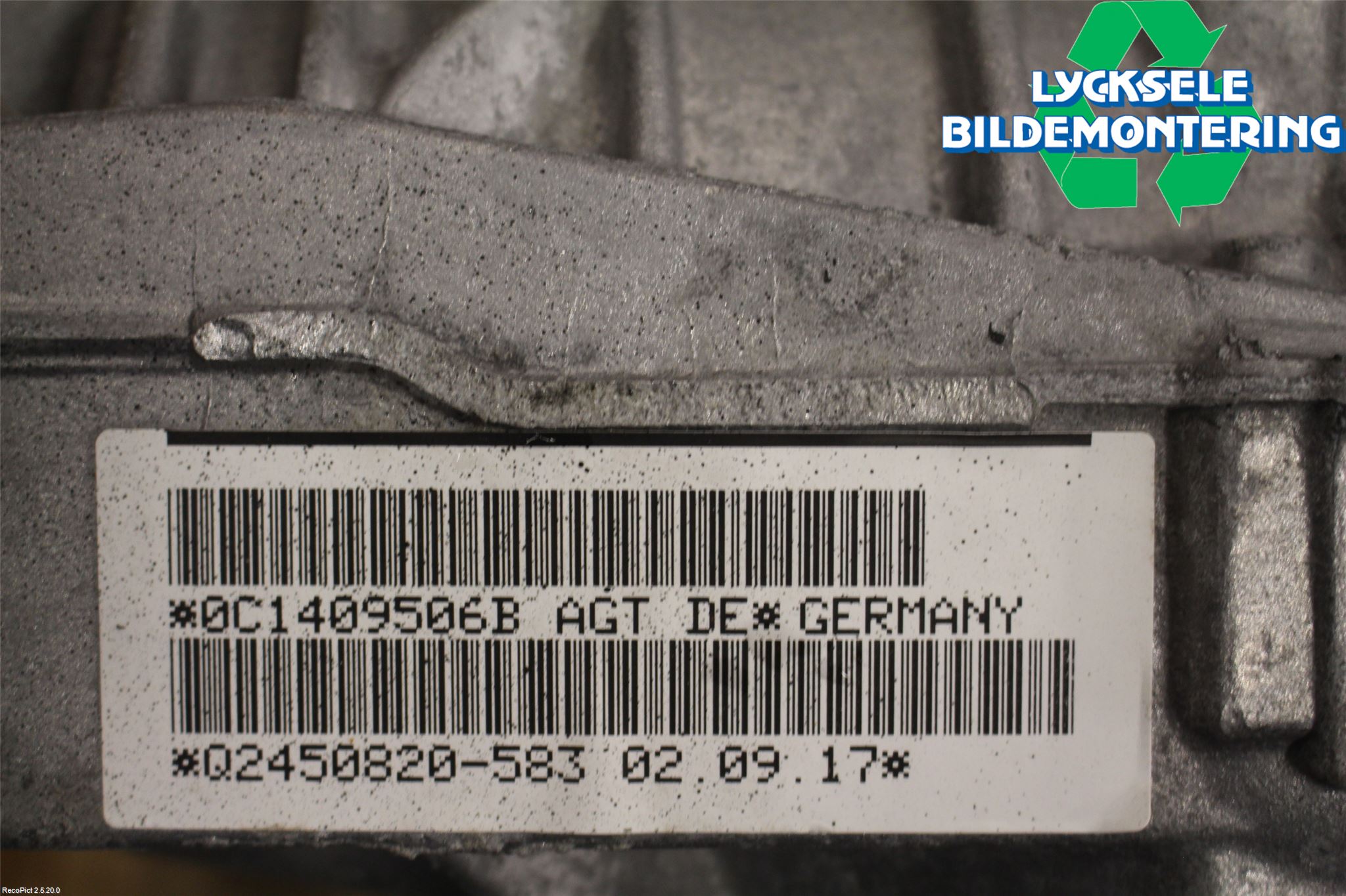 Volkswagen VW AMAROK 2H 10-22 Framvagn Diffrential