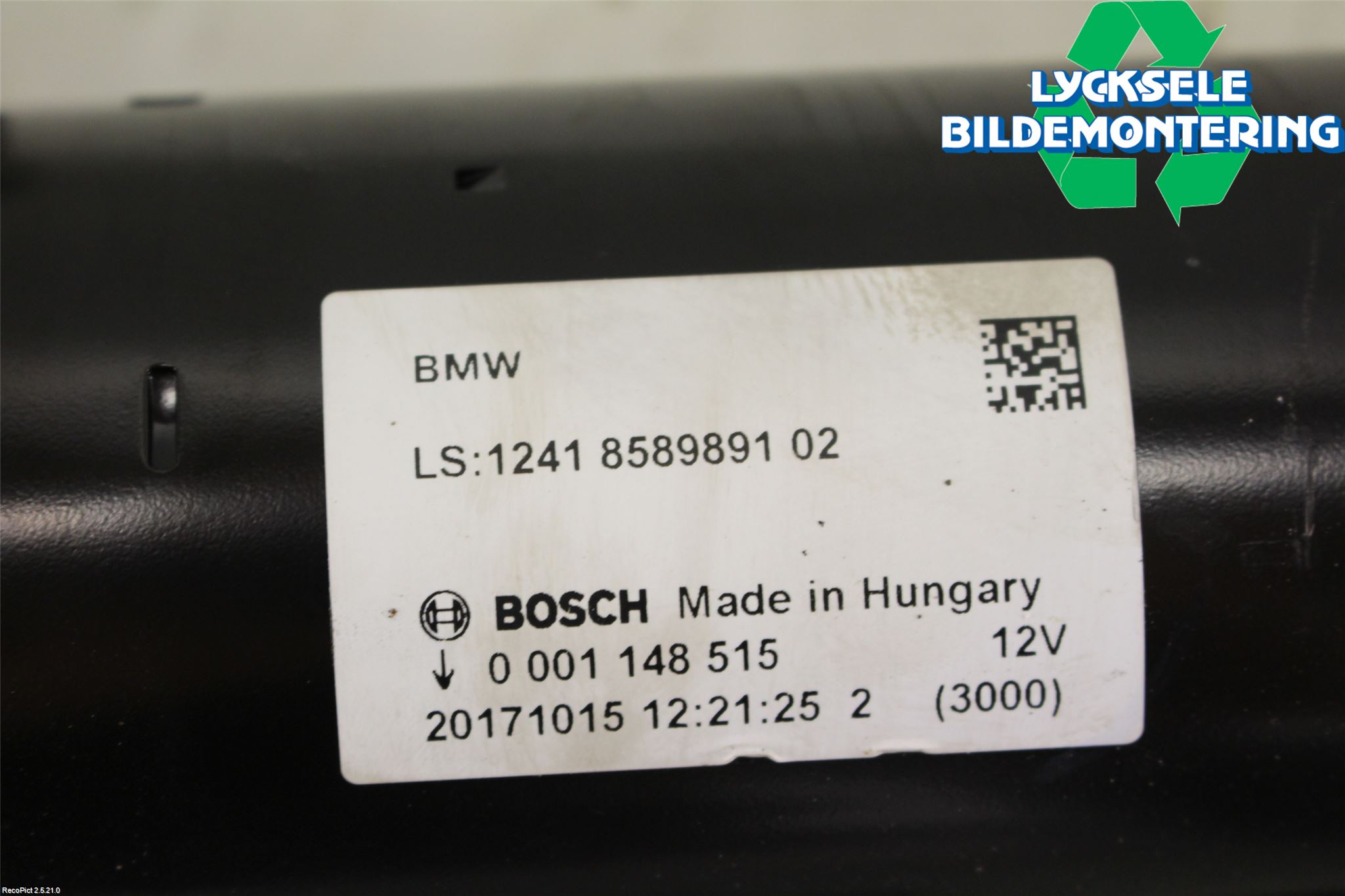 BMW 5 G30/G31/F90 17-23 Startmotor Diesel