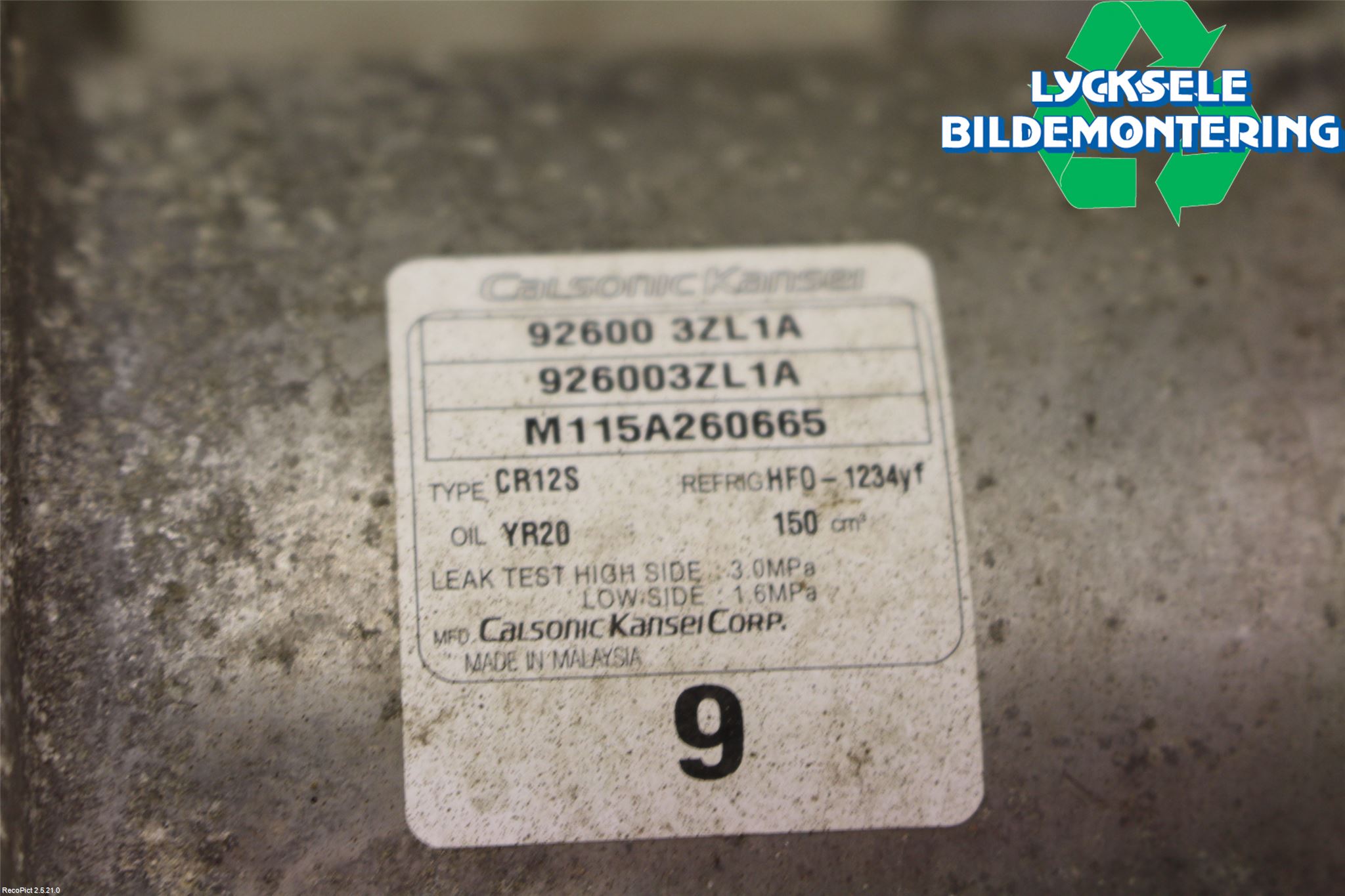 Nissan PULSAR Ac Kompressor