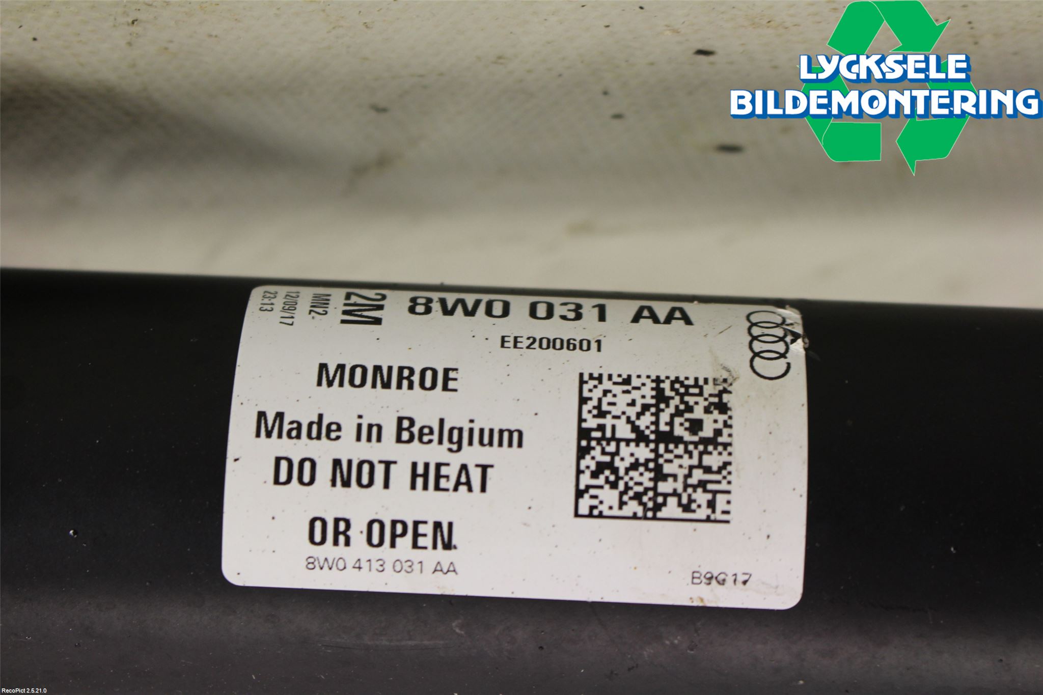 Audi A4/S4 B9 16-19 Fjäderben Fram Vänster