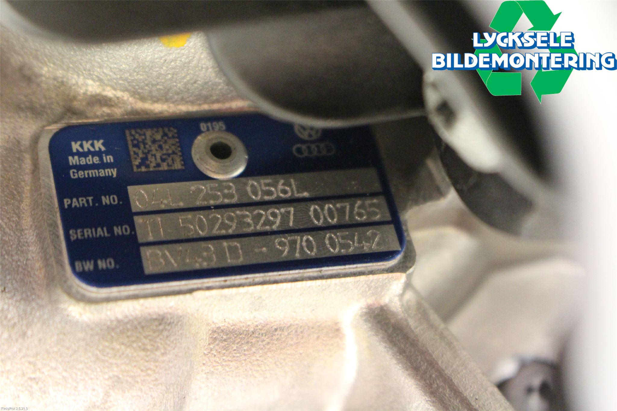 Audi A4/S4 B9 16-19 Turboaggregat