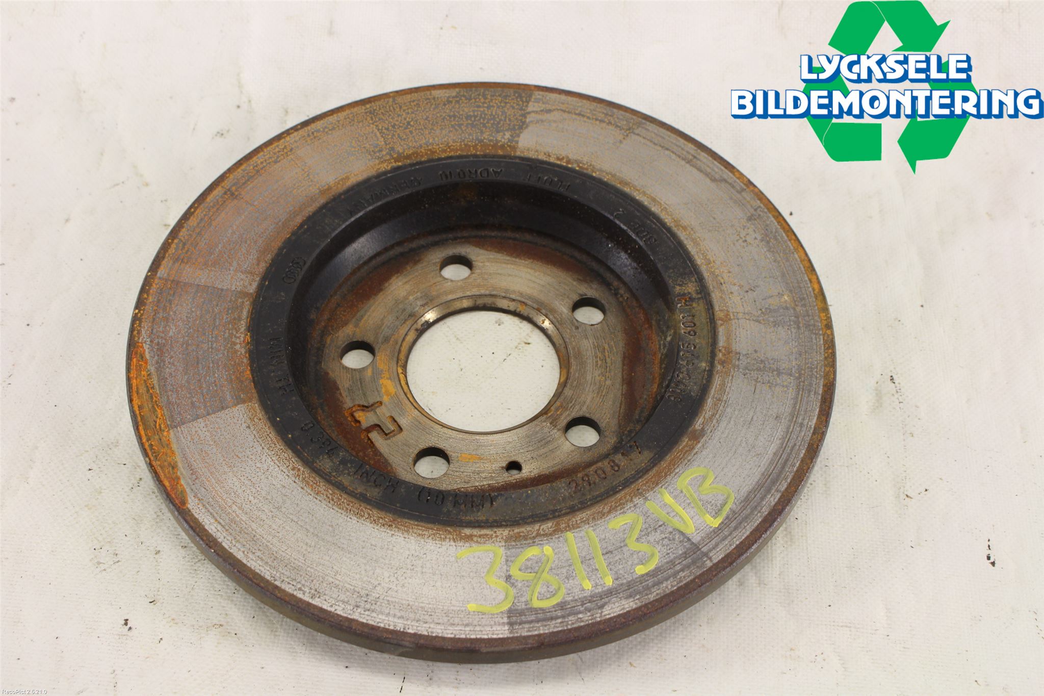 Audi A4/S4 B9 16-19 Bromsskiva Bak