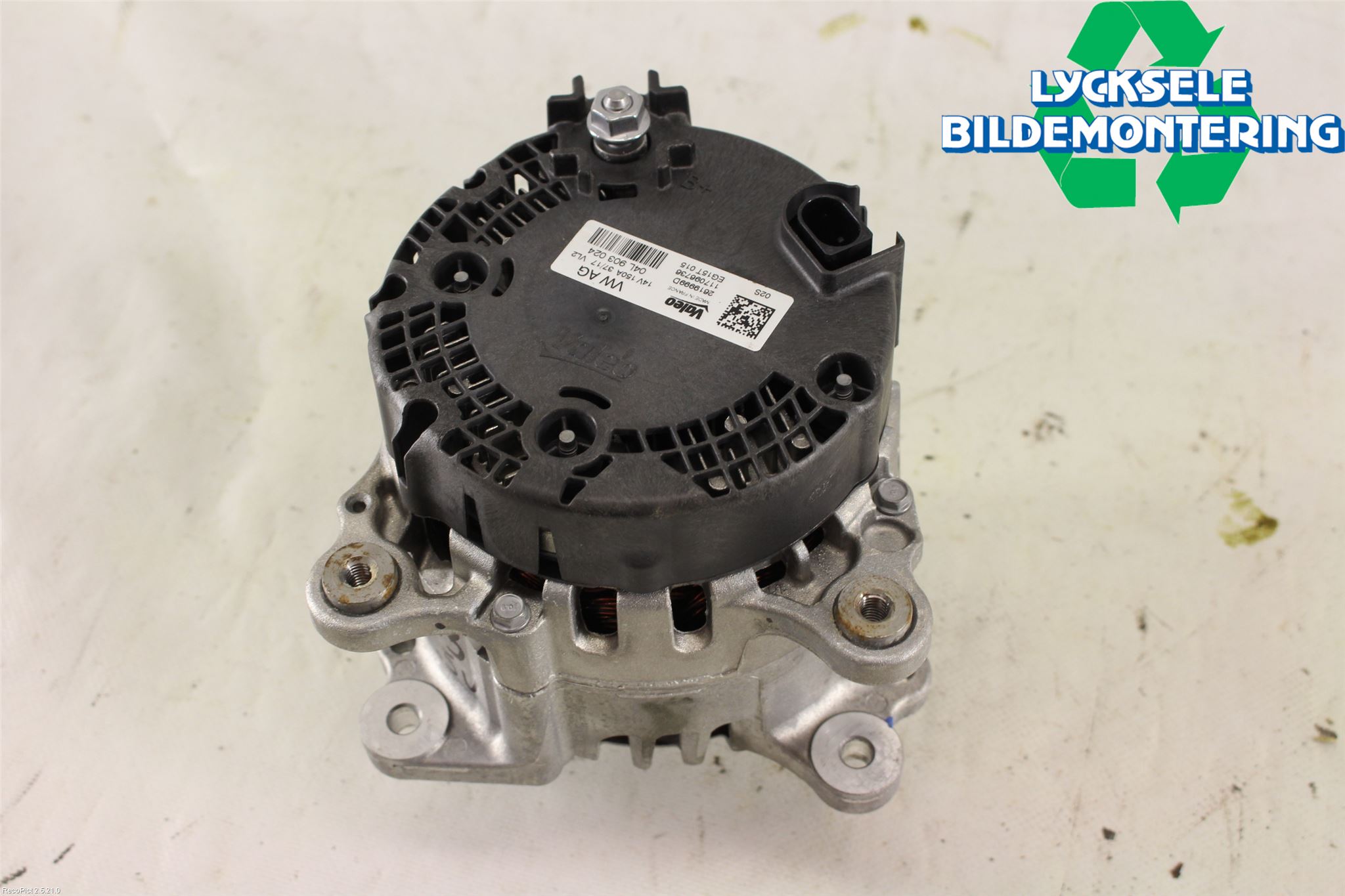 Audi A4/S4 B9 16-19 Generator