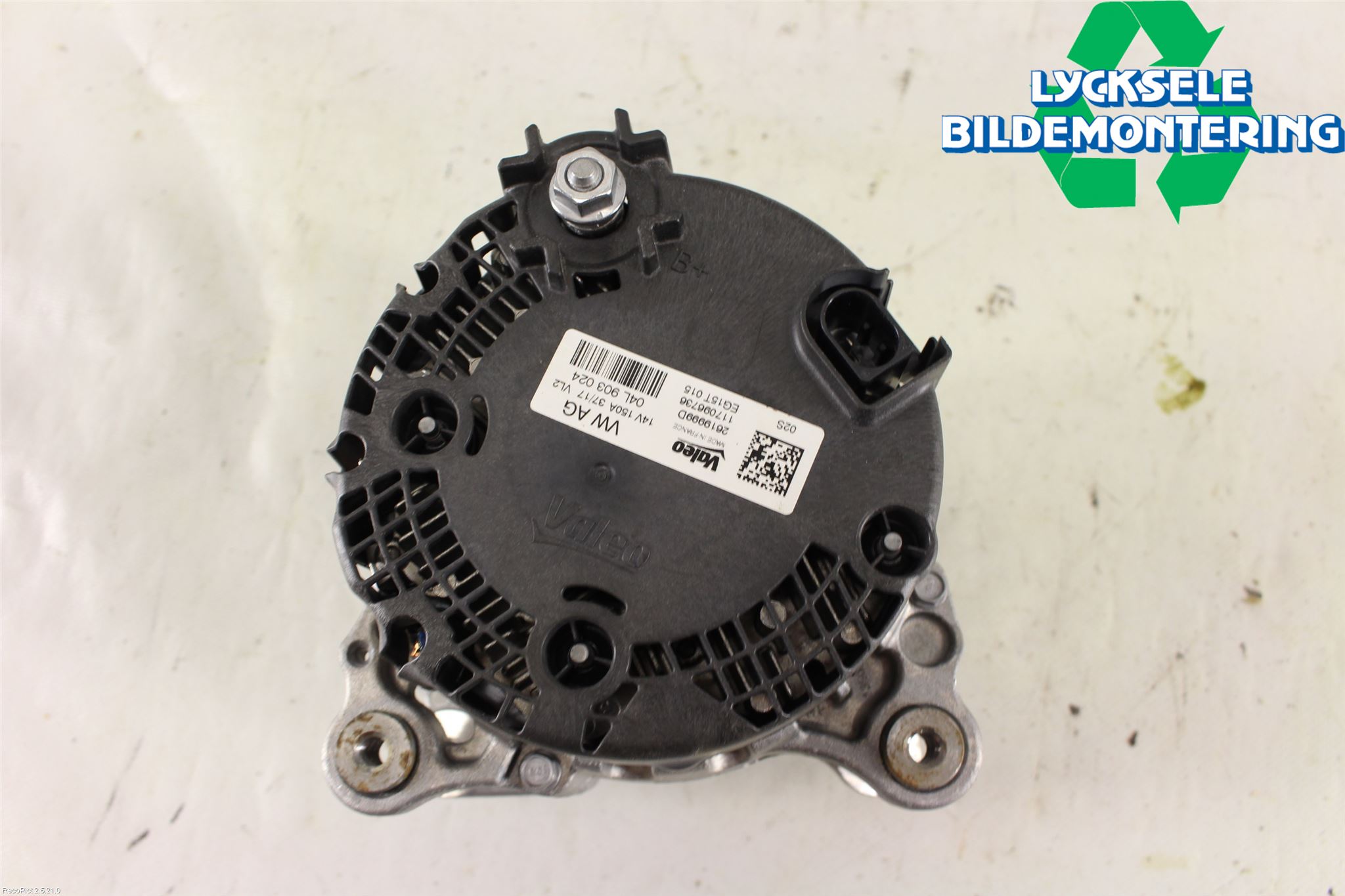 Audi A4/S4 B9 16-19 Generator