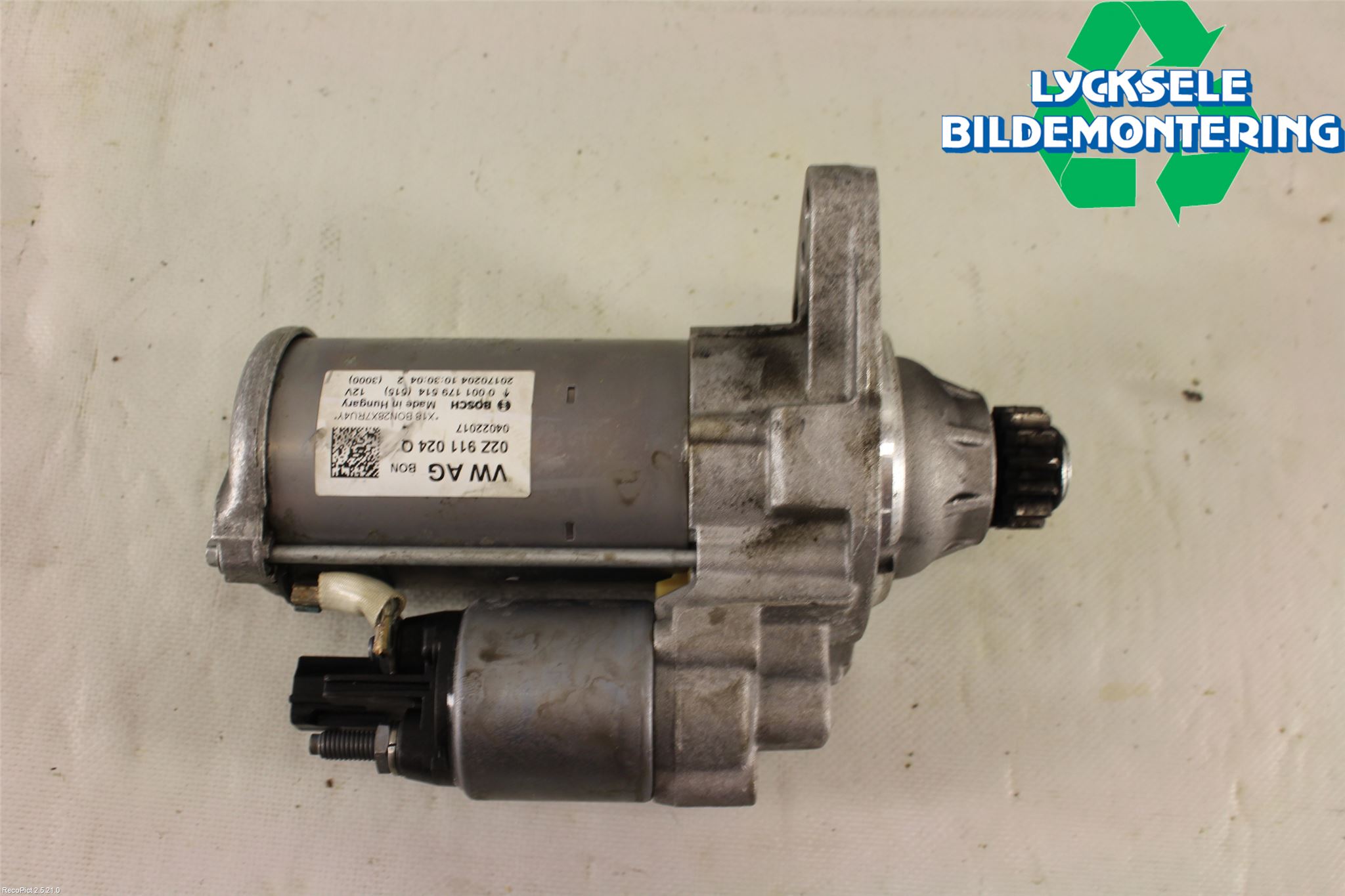 Volkswagen VW GOLF / E-GOLF VII 13-20 Startmotor