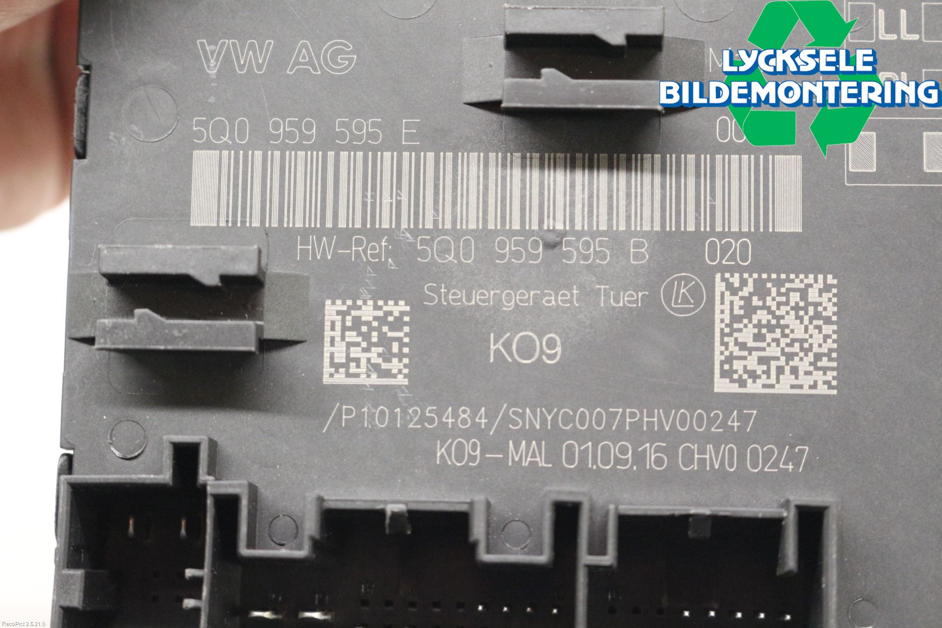 Volkswagen VW PASSAT 15-19 Styrenhet Dörr