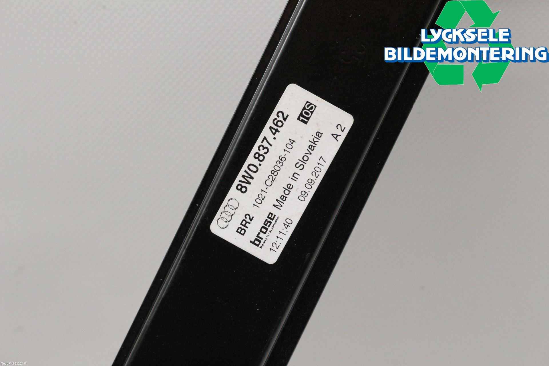 Audi A4/S4 B9 16-19 Fönsterhissmekanism