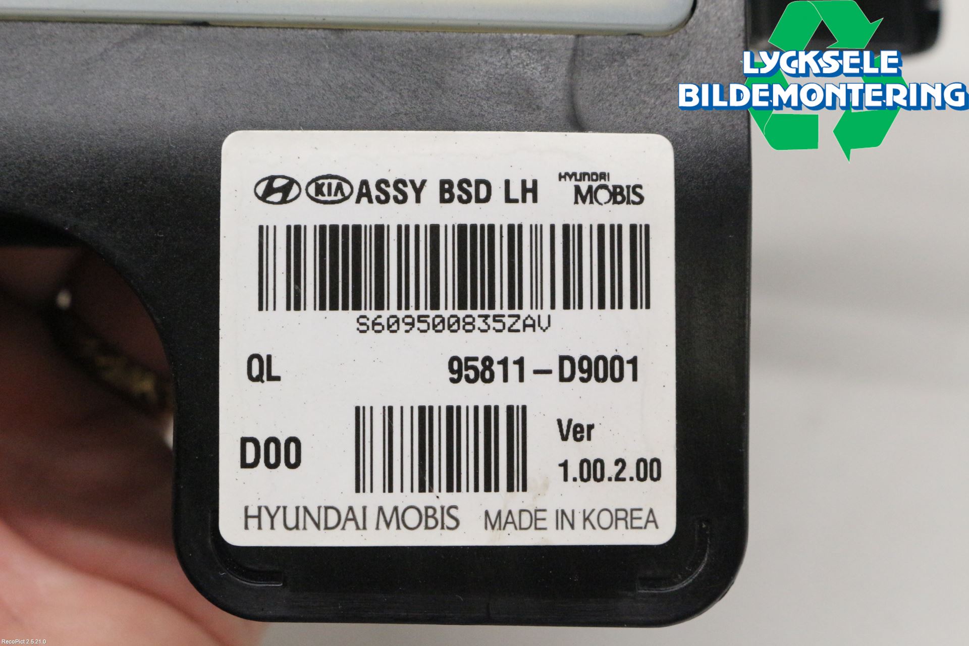 Kia SPORTAGE (QL) 16-21 Parkeringshjälp Backsensor