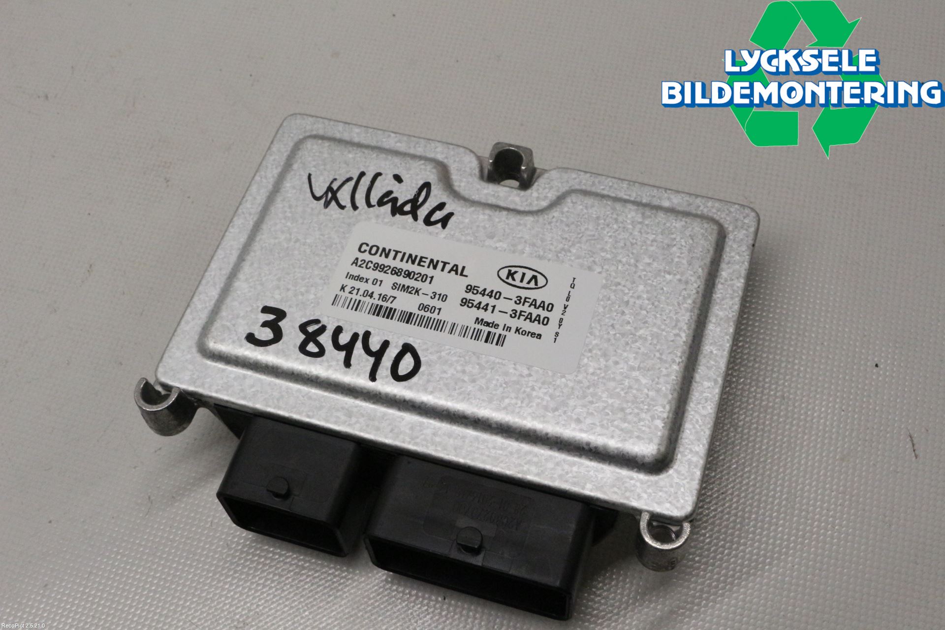 Kia SPORTAGE (QL) 16-21 Styrenhet Växellåda