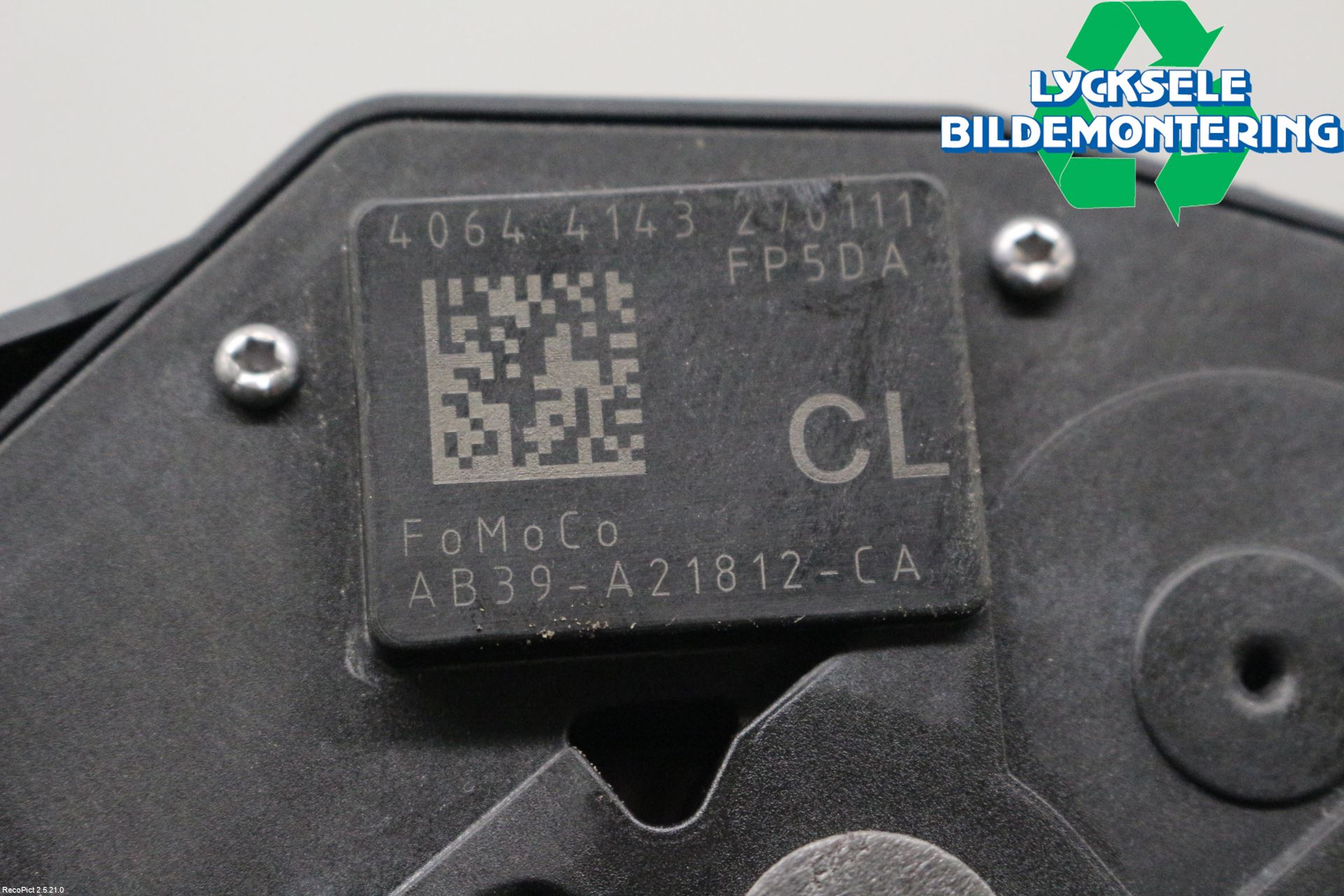 Ford RANGER EU 12-23 Låskista-Dörrlås