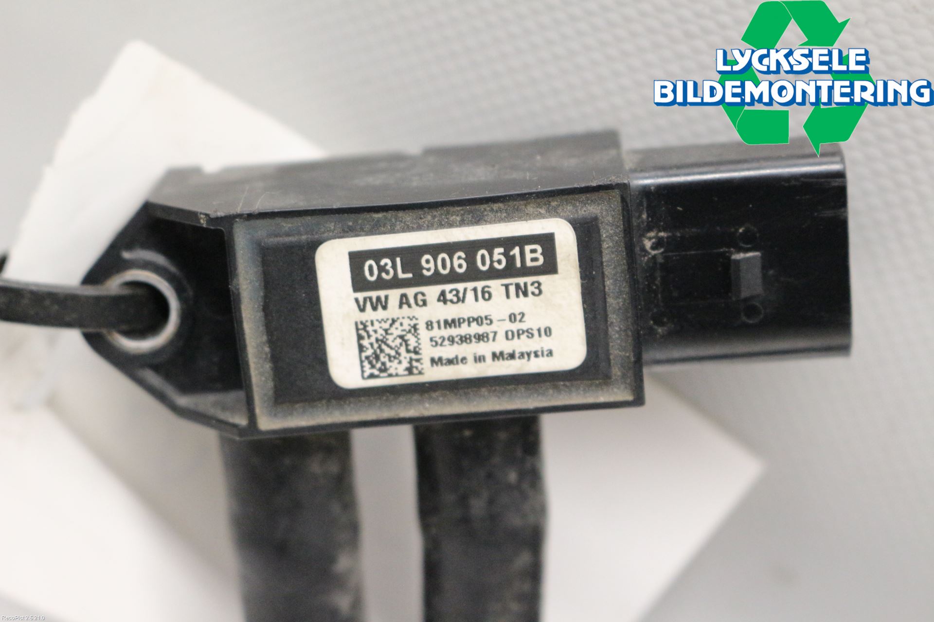 Volkswagen VW CRAFTER 06-16 Givare Temp-Tryck Avgas