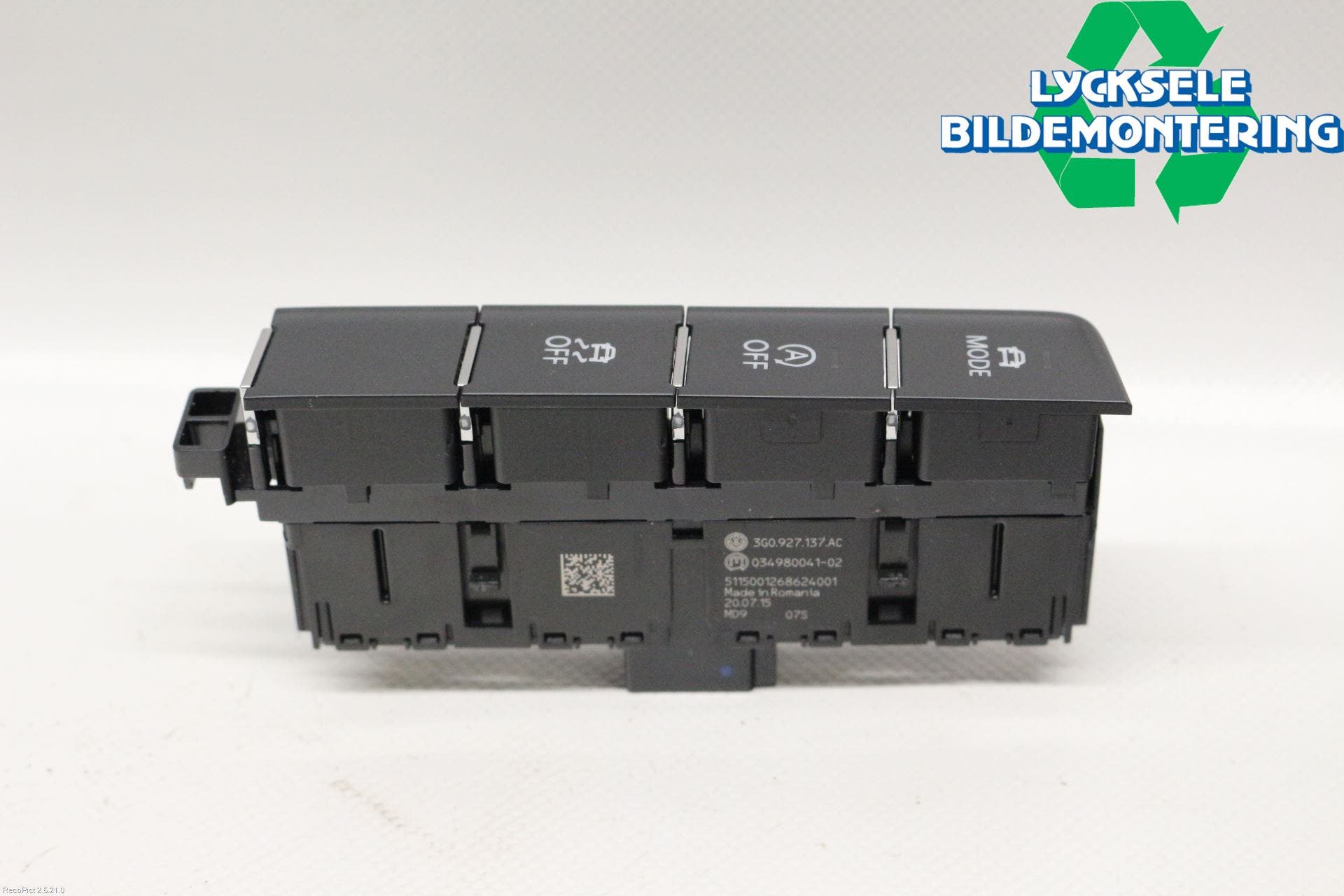 Volkswagen VW PASSAT 15-19 Strömställare Multifunktion