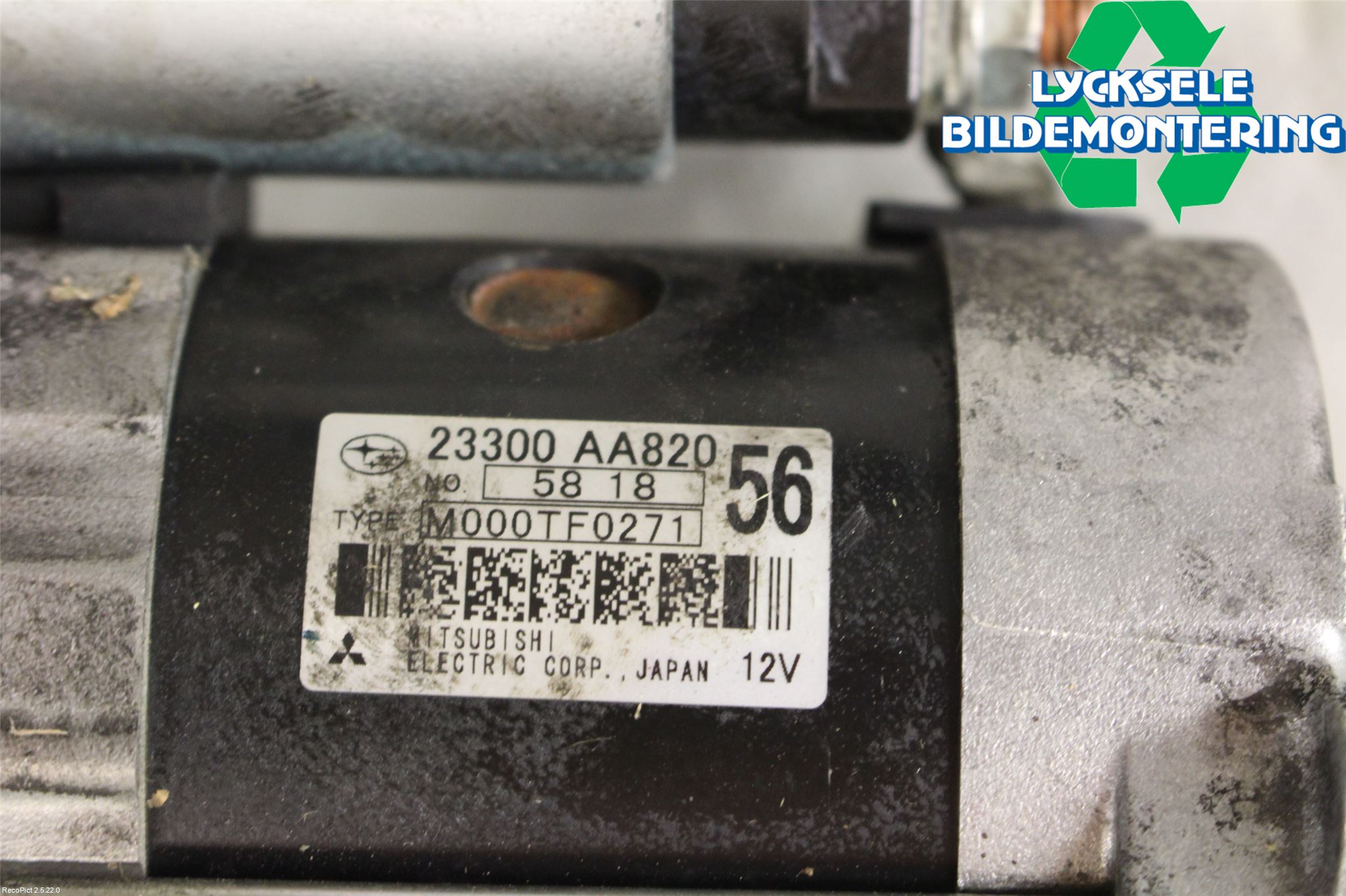 Subaru IMPREZA IV 13-17 Startmotor