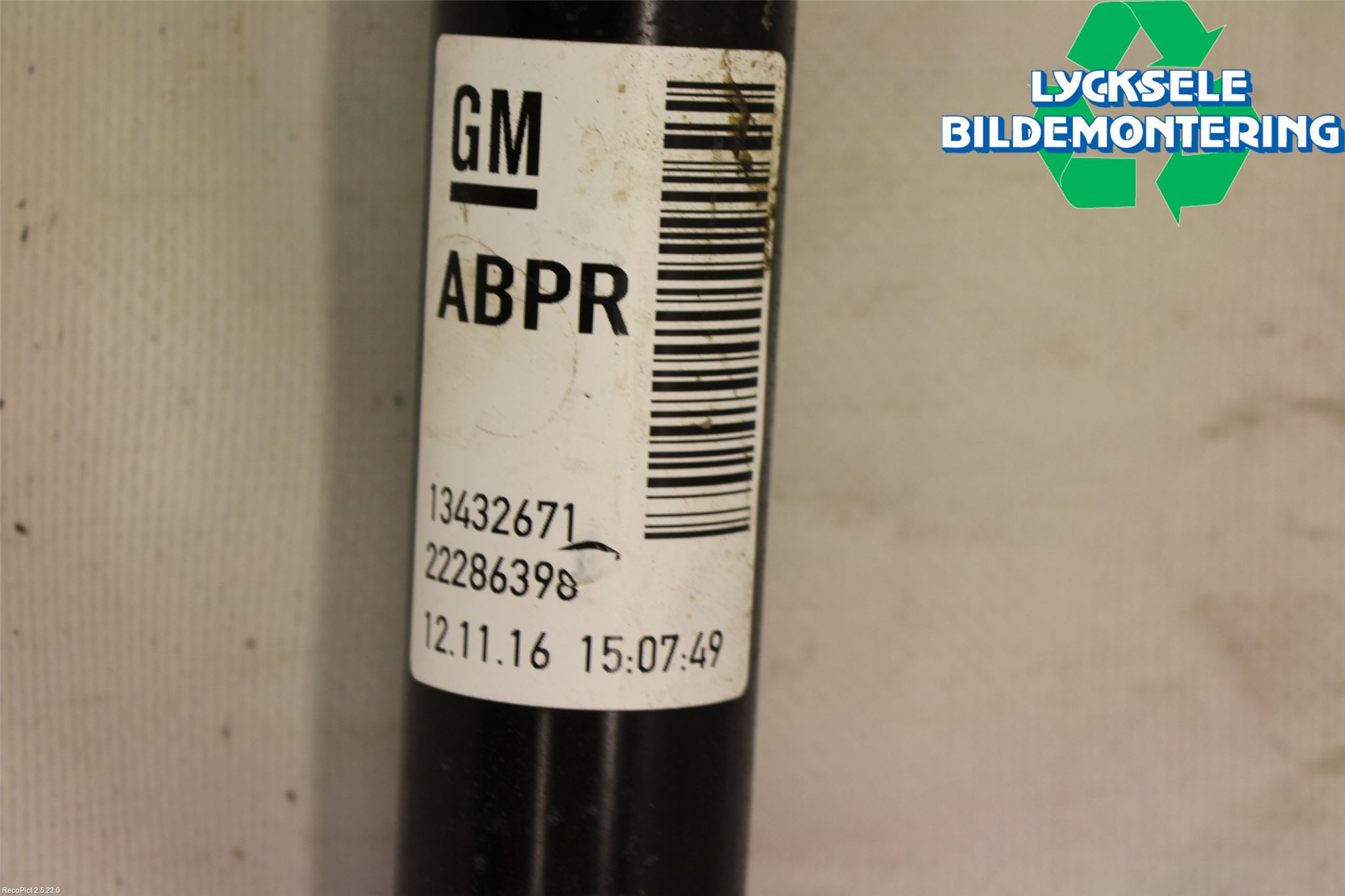 Opel CORSA E 15-19 Stötdämpare Bak