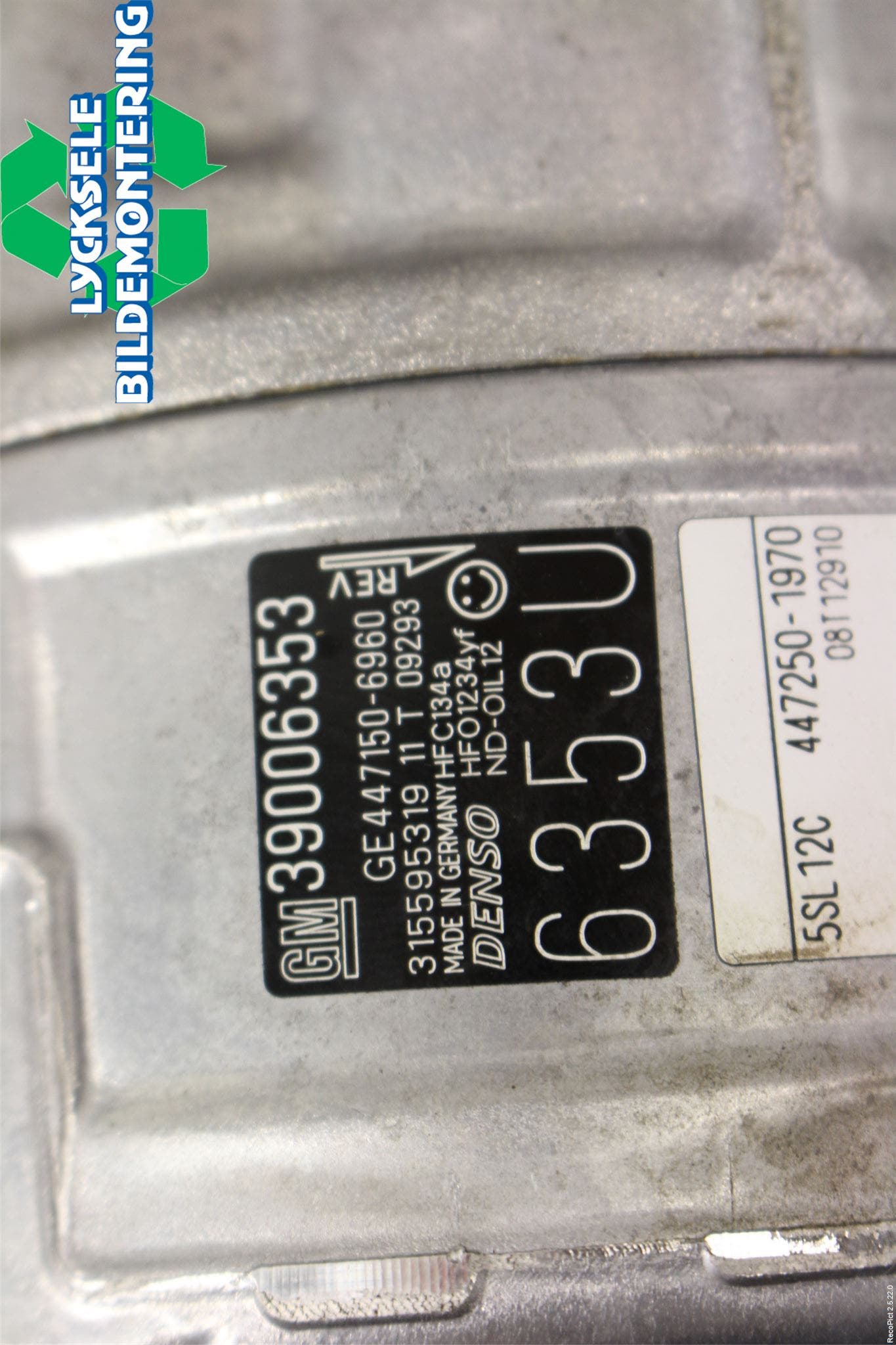 Opel CORSA E 15-19 Ac Kompressor