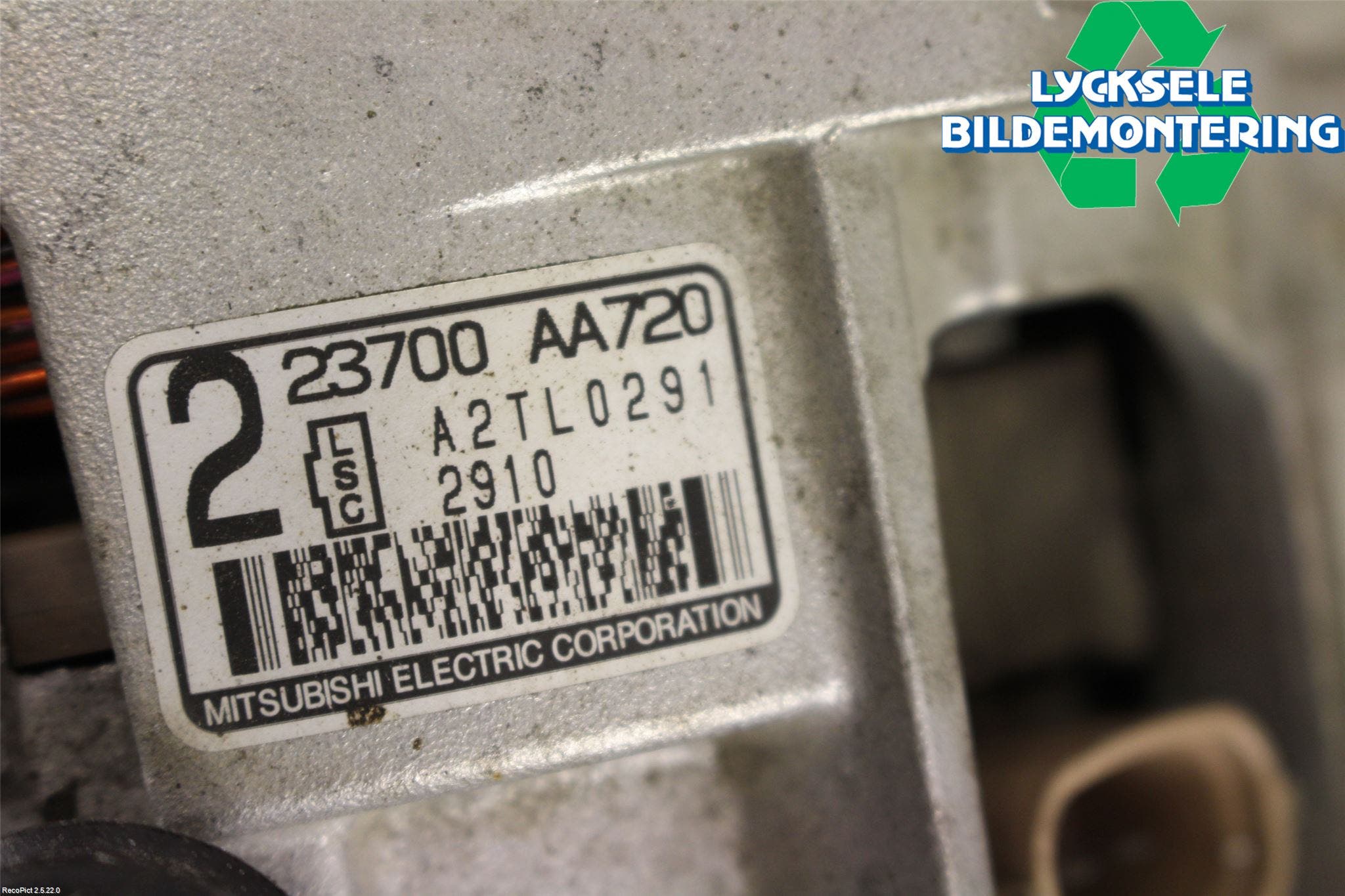 Subaru XV 12-17 Generator