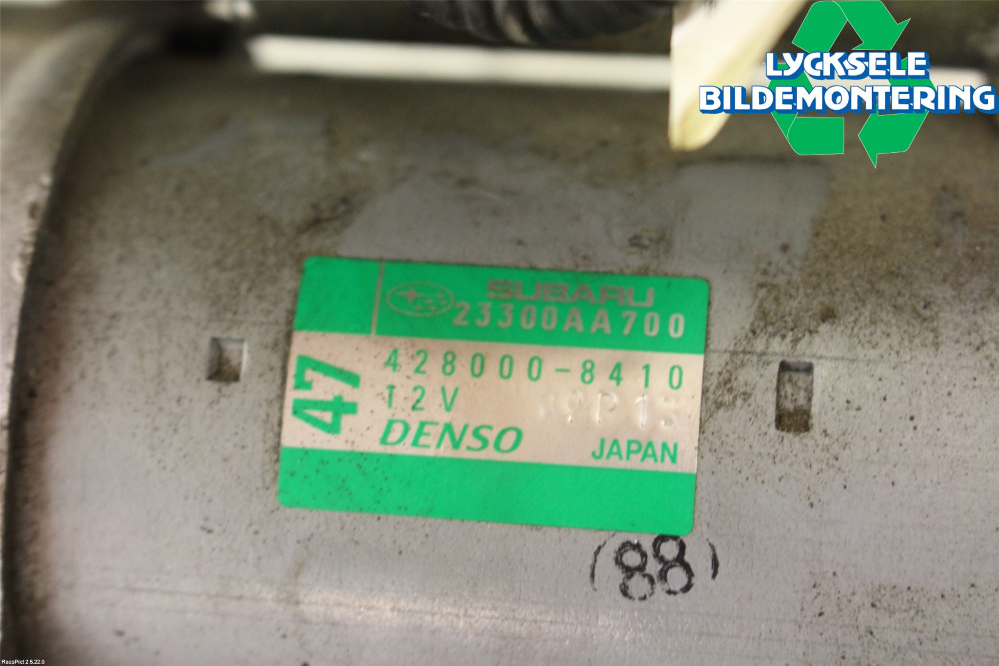 Subaru XV 12-17 Startmotor