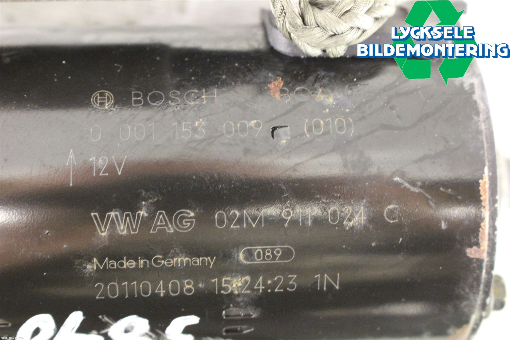 Volkswagen VW PASSAT 11-14 Startmotor Diesel