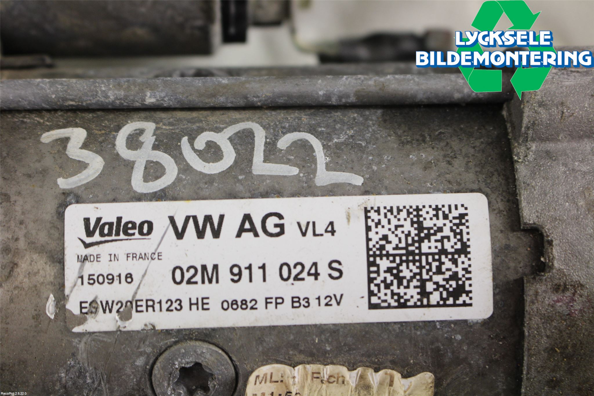 Volkswagen VW GOLF / E-GOLF VII 13-20 Startmotor Diesel