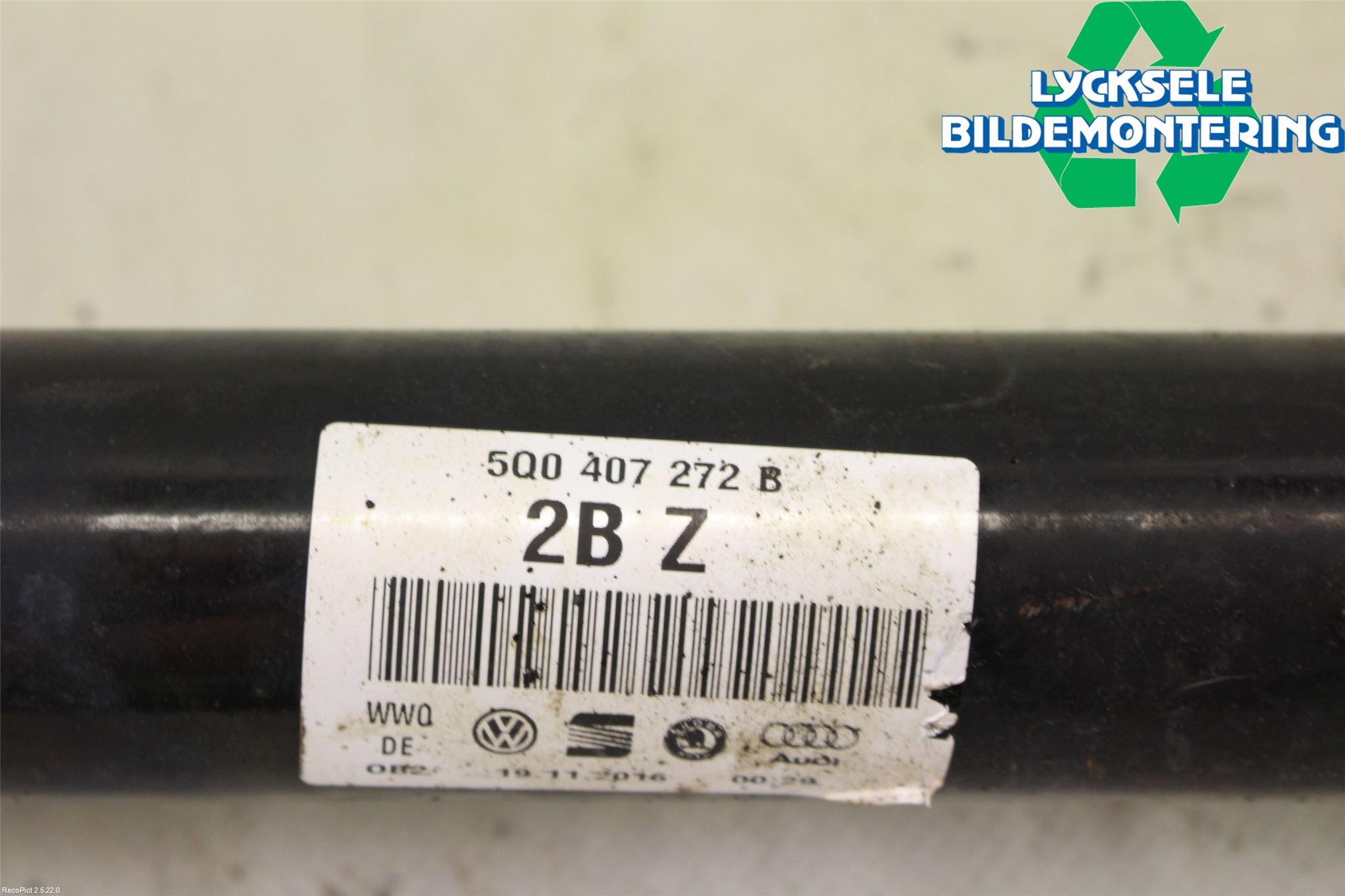 Seat LEON 13-20 Drivaxel Fram Höger