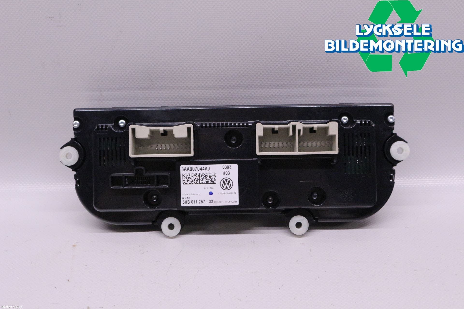 Volkswagen VW PASSAT 11-14 Ac Styrenhet Ac Manöveren