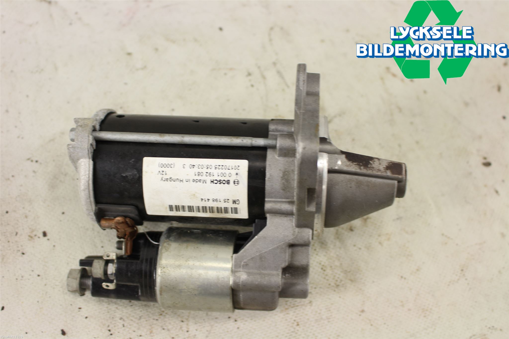 Opel CORSA E 15-19 Startmotor