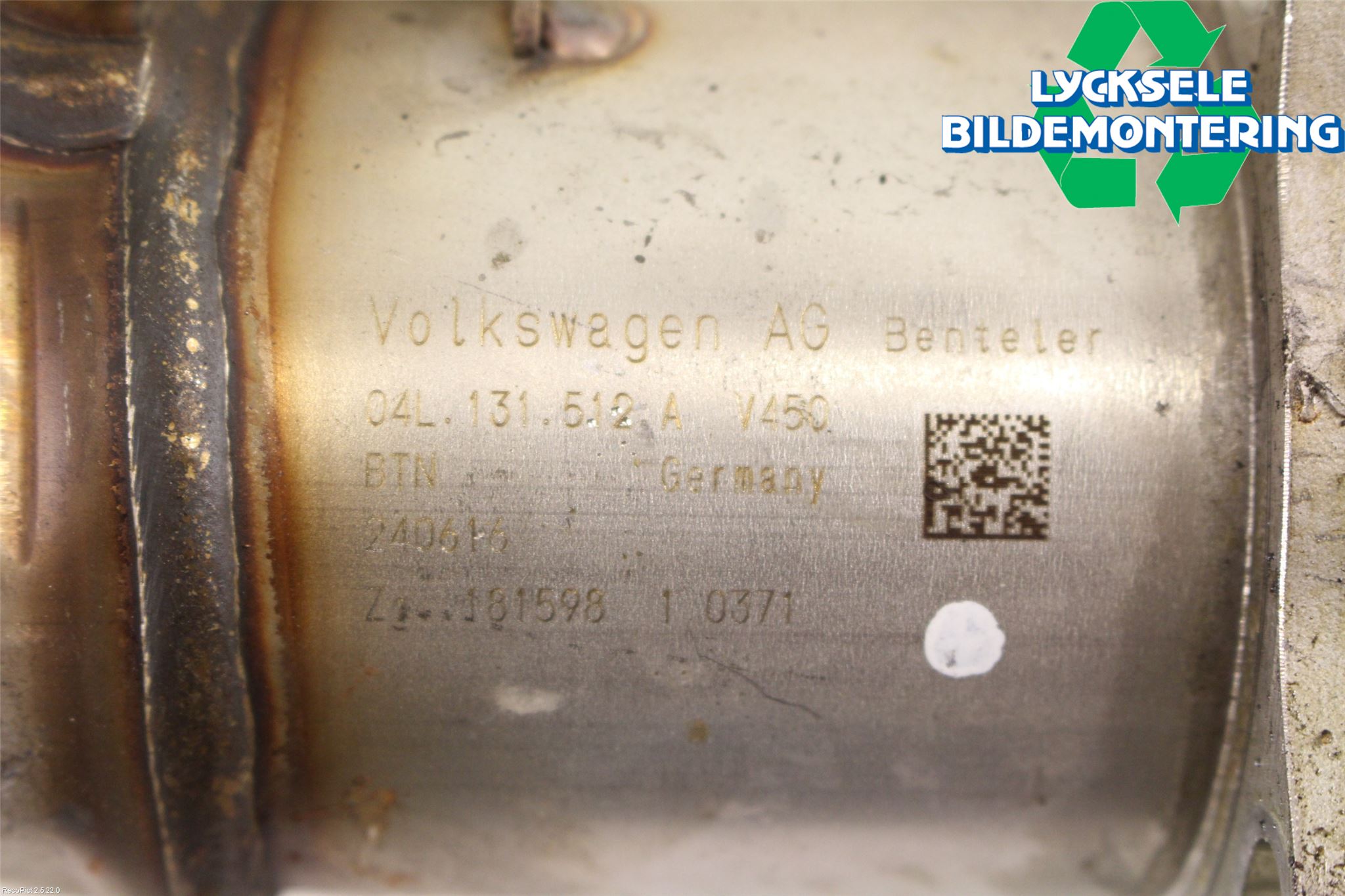 Audi Q5 09-16 Avgaskylare