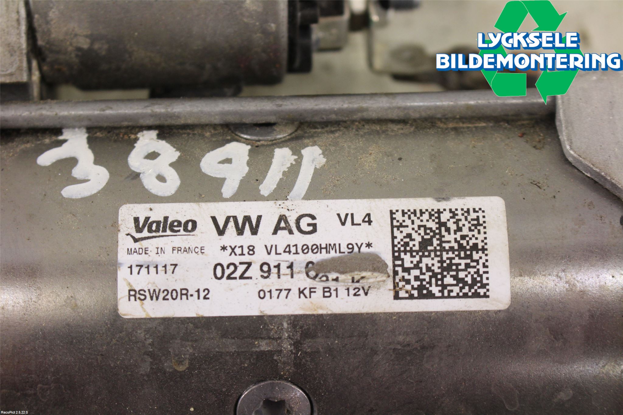 Audi A3/S3 8V 13-20 Startmotor Diesel