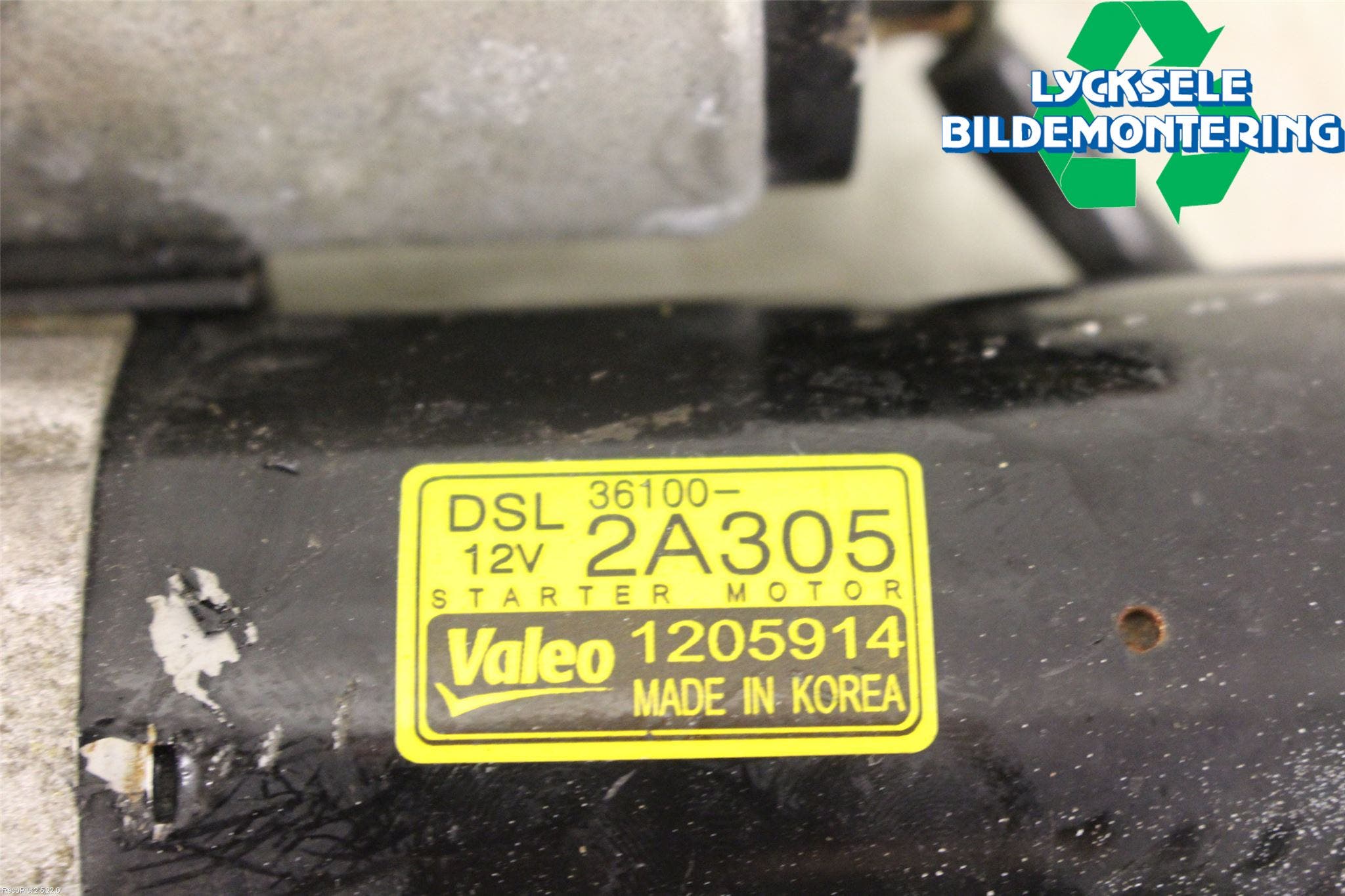 Kia CEED 12-18 Startmotor Diesel