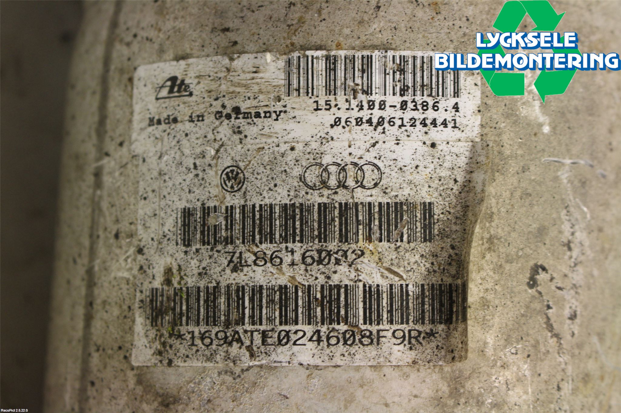 Audi Q7/SQ7 Fjäderben Bak Höger