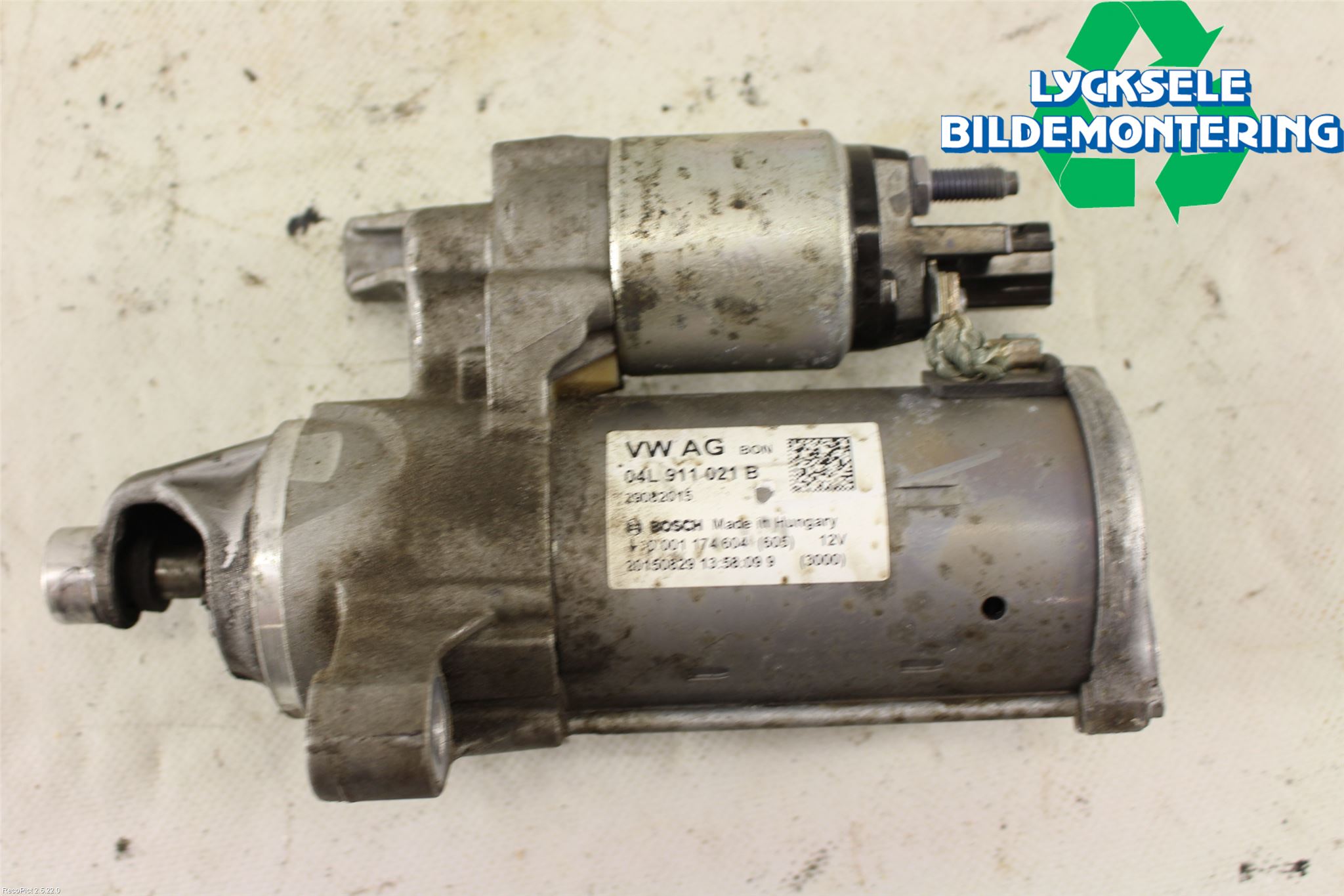Audi A4/S4 B9 16-19 Startmotor Diesel