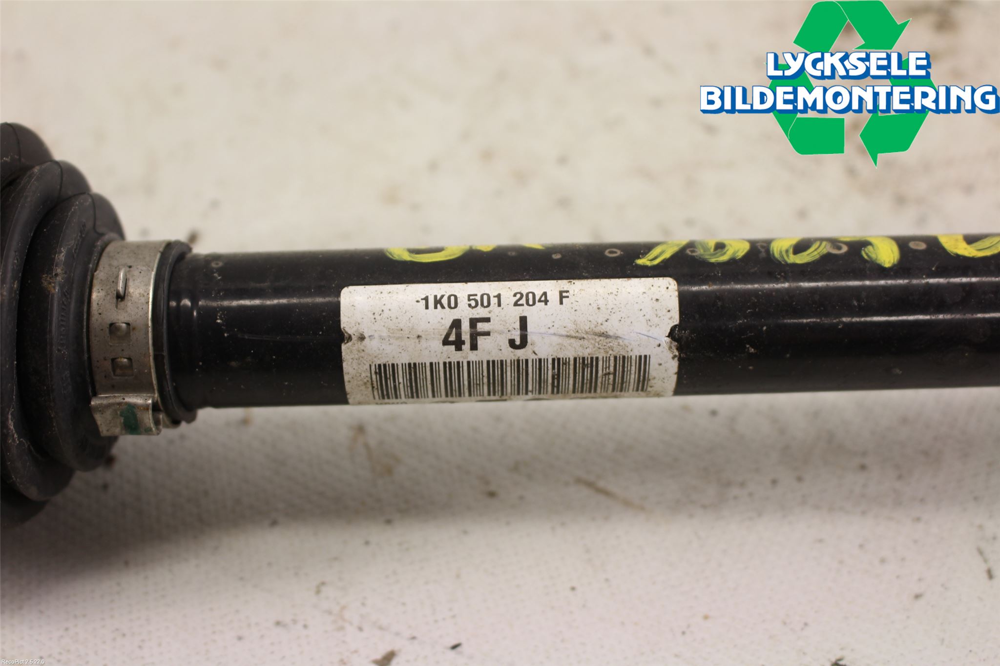 Volkswagen VW TIGUAN 07-16 Drivaxel Bak Höger