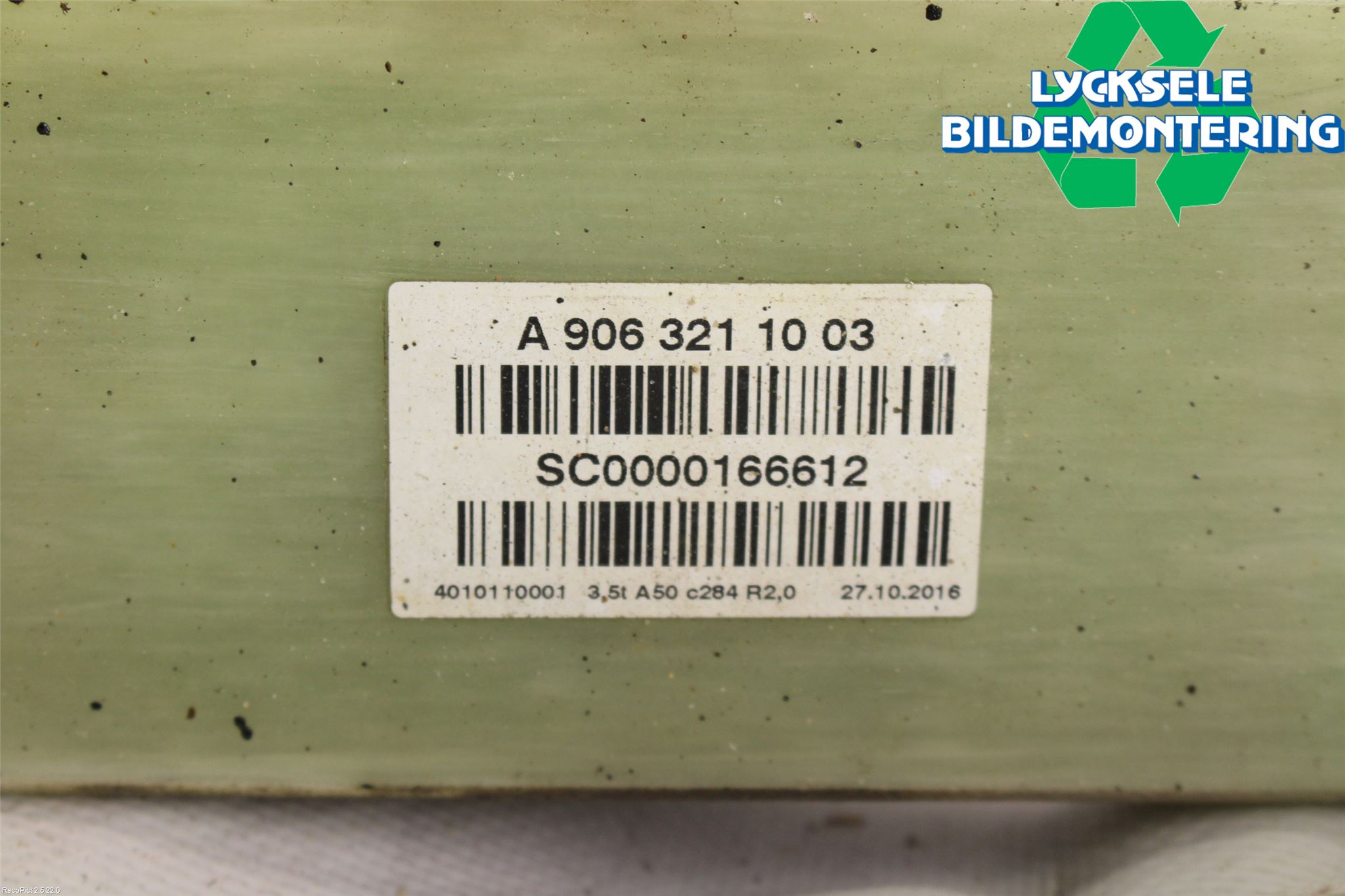 Volkswagen VW CRAFTER 06-16 Fjäder Fram Blad