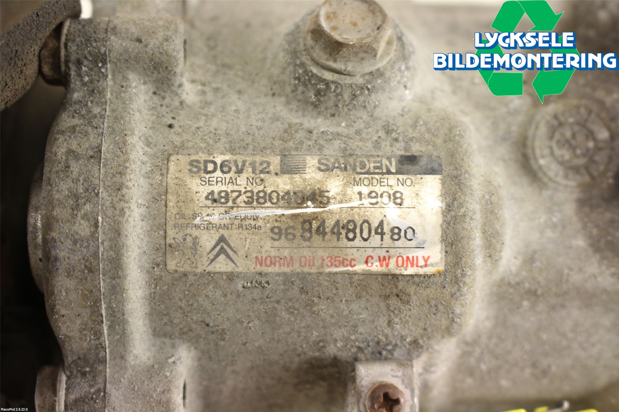 Citroen C3 05-10 Ac Kompressor