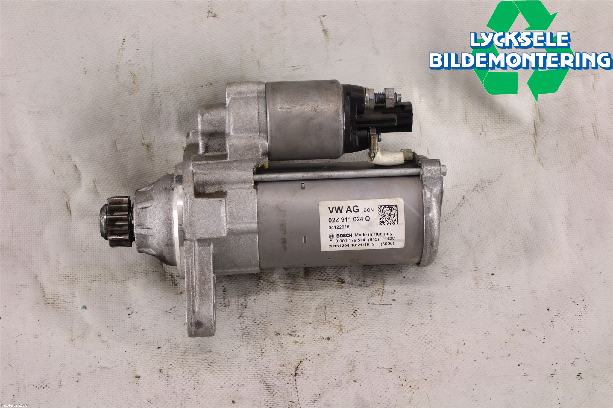Volkswagen VW GOLF / E-GOLF VII 13-20 Startmotor