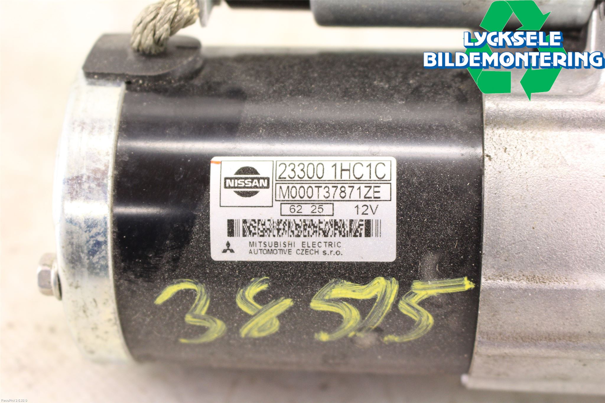 Nissan NOTE E12 14-20 Startmotor