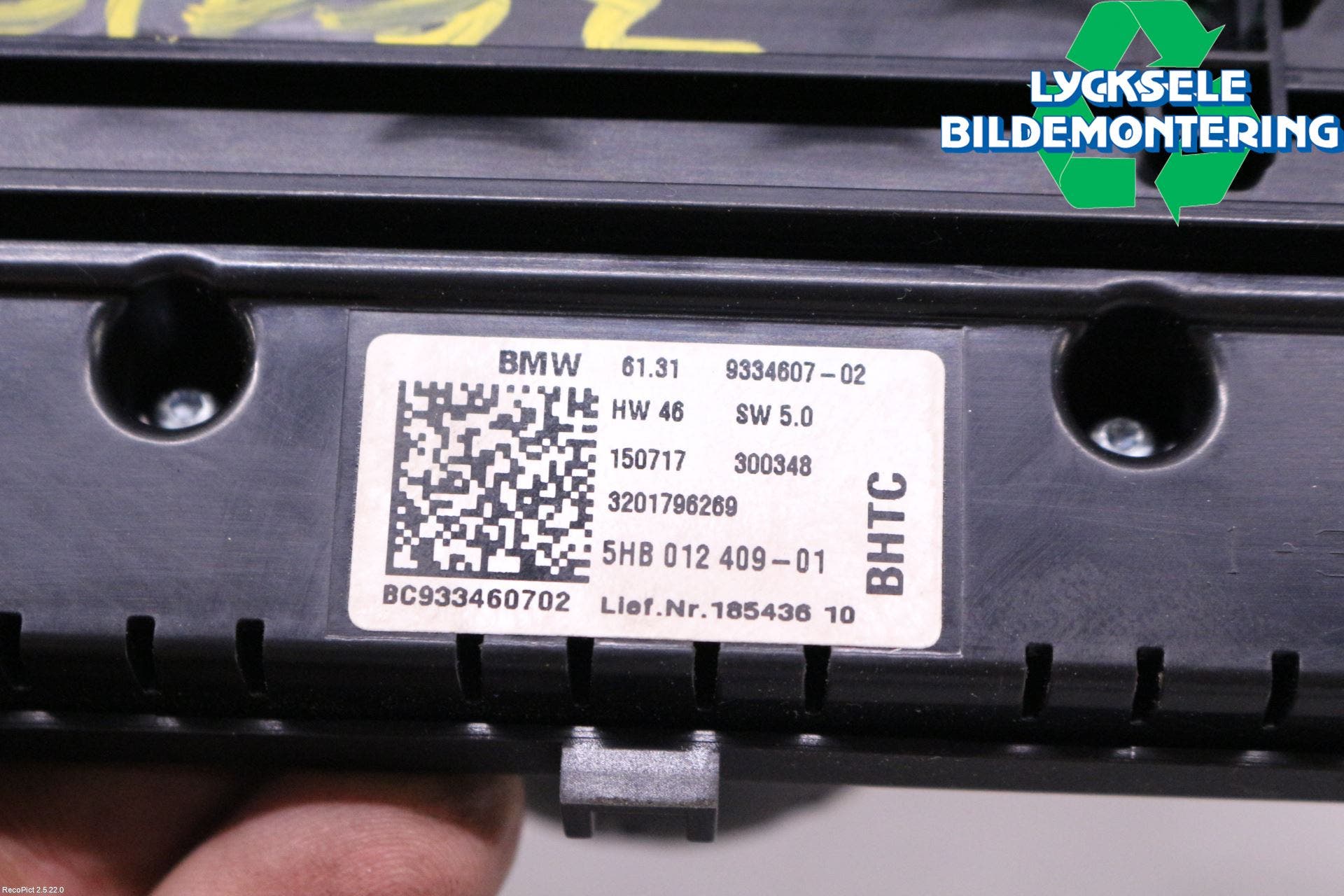 Mini COUNTRYMAN F60 17-23 Ac Styrenhet Ac Manöveren