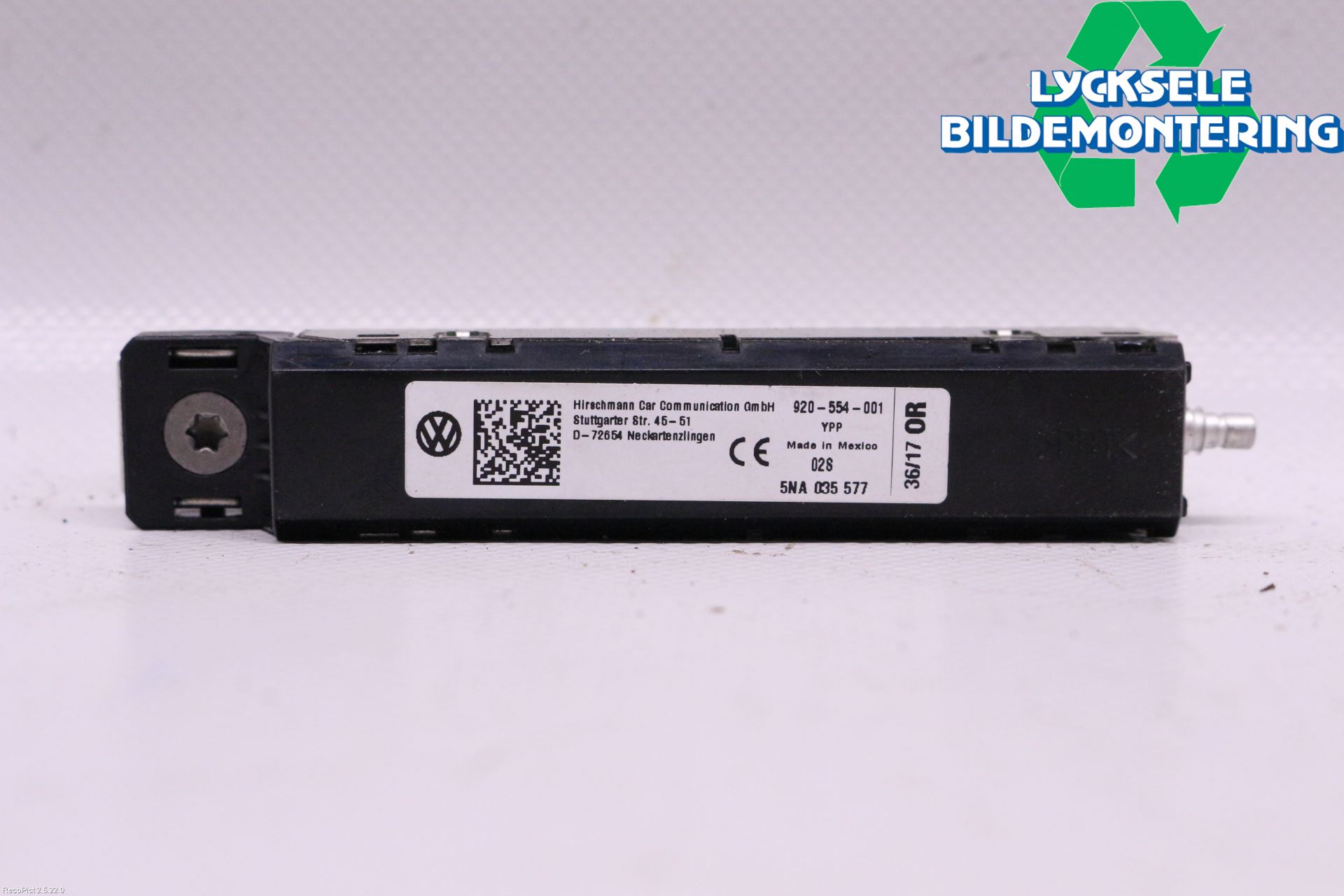 Volkswagen VW TIGUAN 16-24 Antennförstärkare