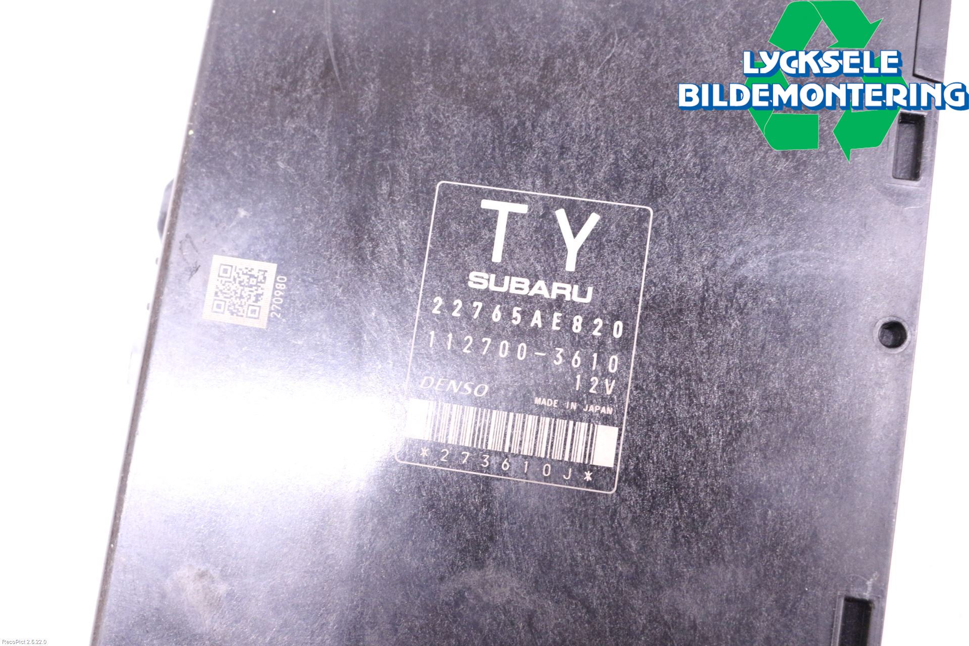 Subaru XV 12-17 Styrenhet Övrigt