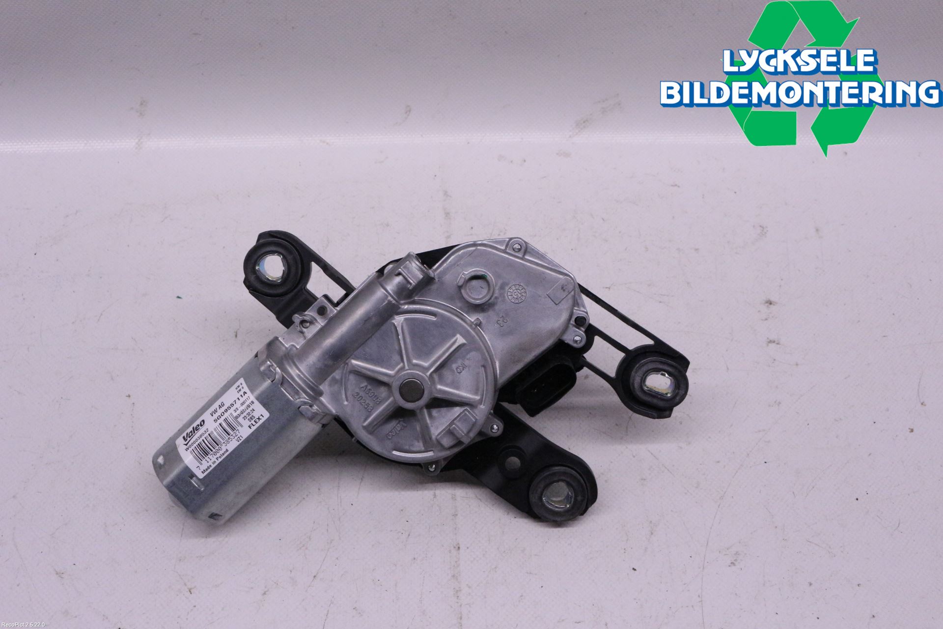 Volkswagen VW PASSAT 15-19 Torkarmotor Baklucka