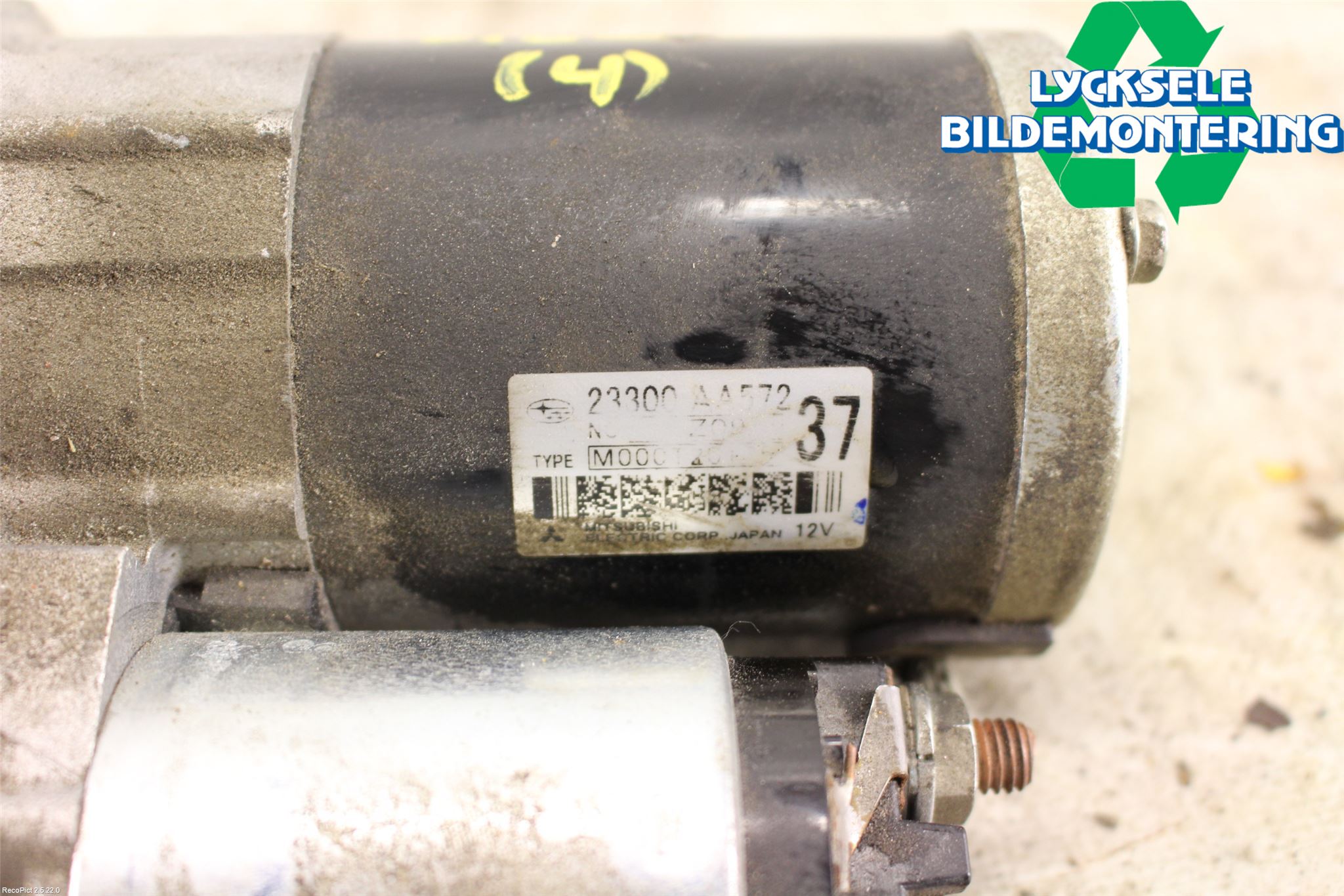 Subaru LEGACY 10-14 Startmotor Diesel