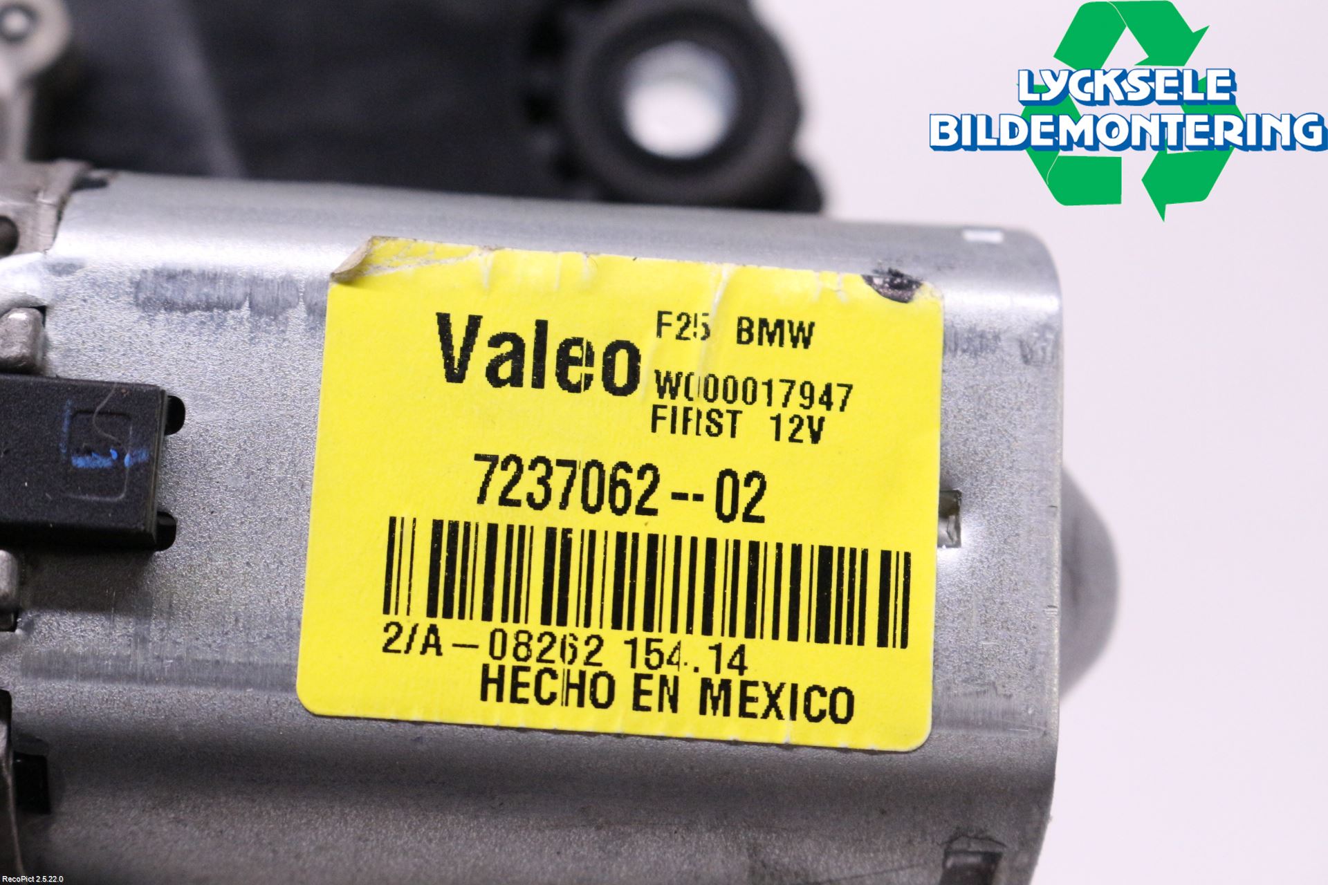BMW X3 F25 10-17 Torkarmotor Baklucka