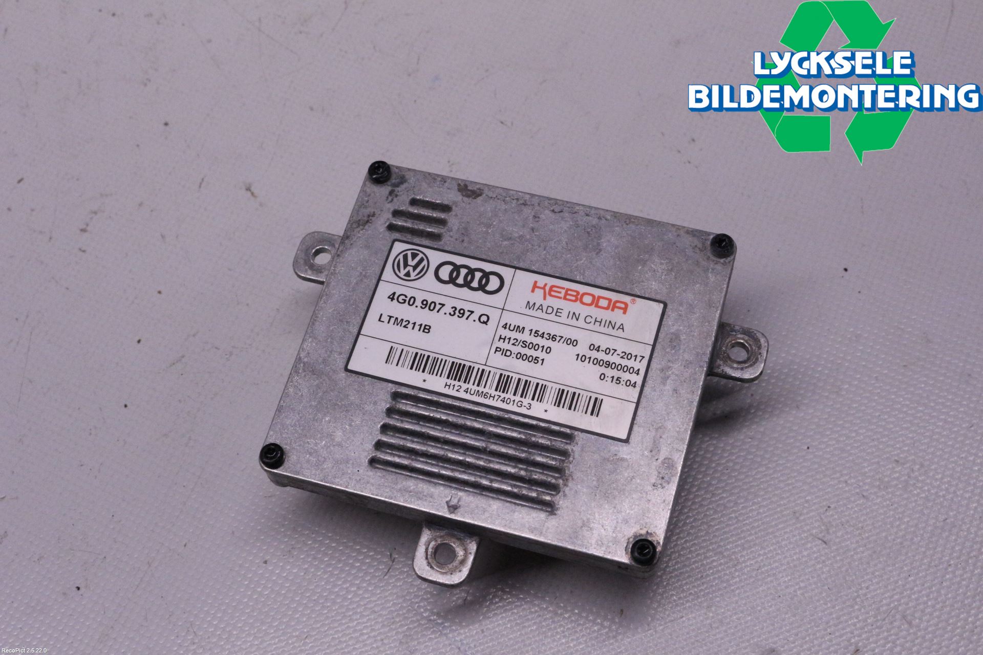 Audi A6 ALLROAD 12-18 Styrenhet Strålkastare